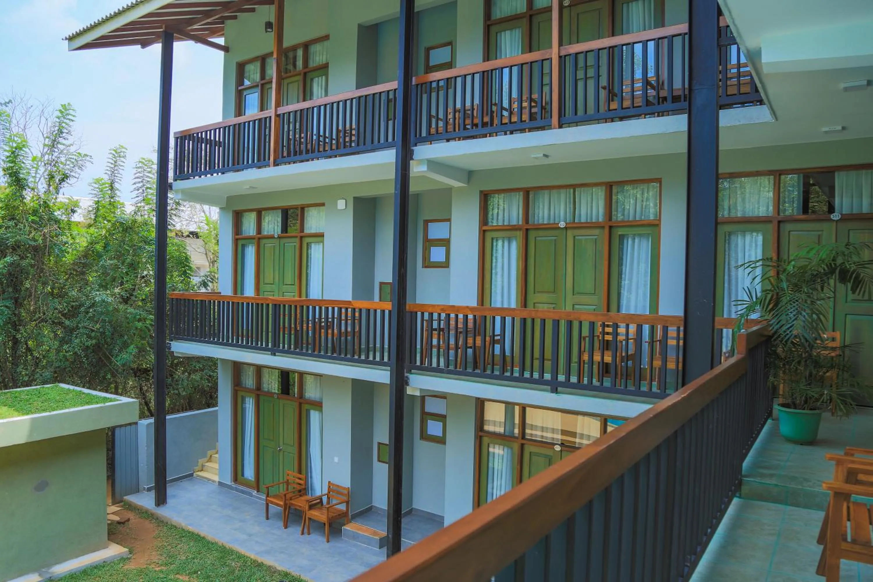 Balcony/Terrace in Fresco Water Villa