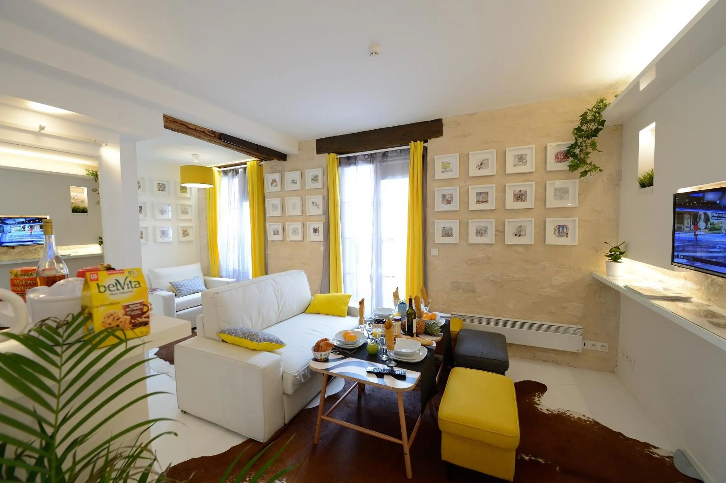 Living room in Les Patios du Marais 2