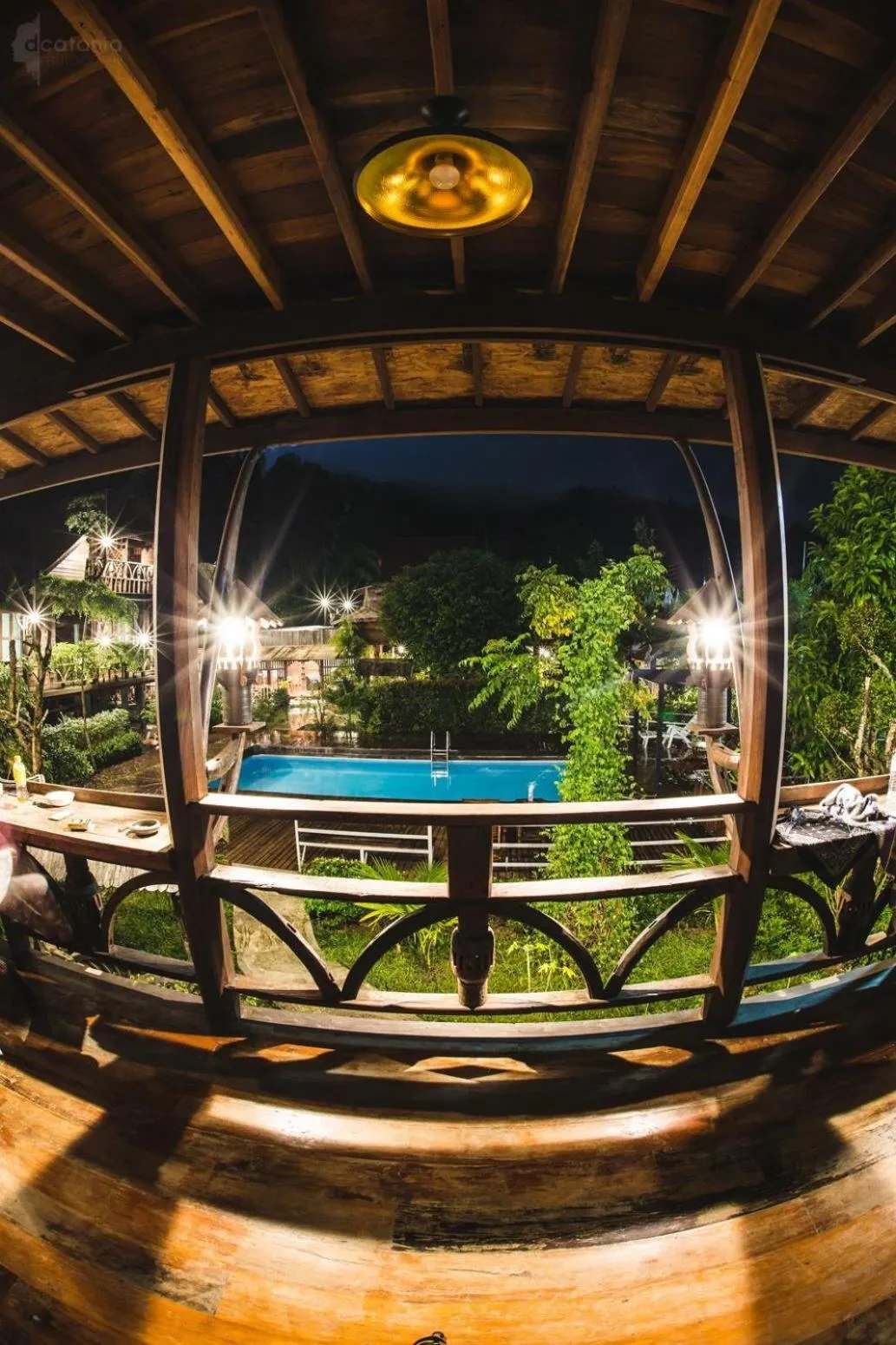 Patio in Boutique Village Hotel