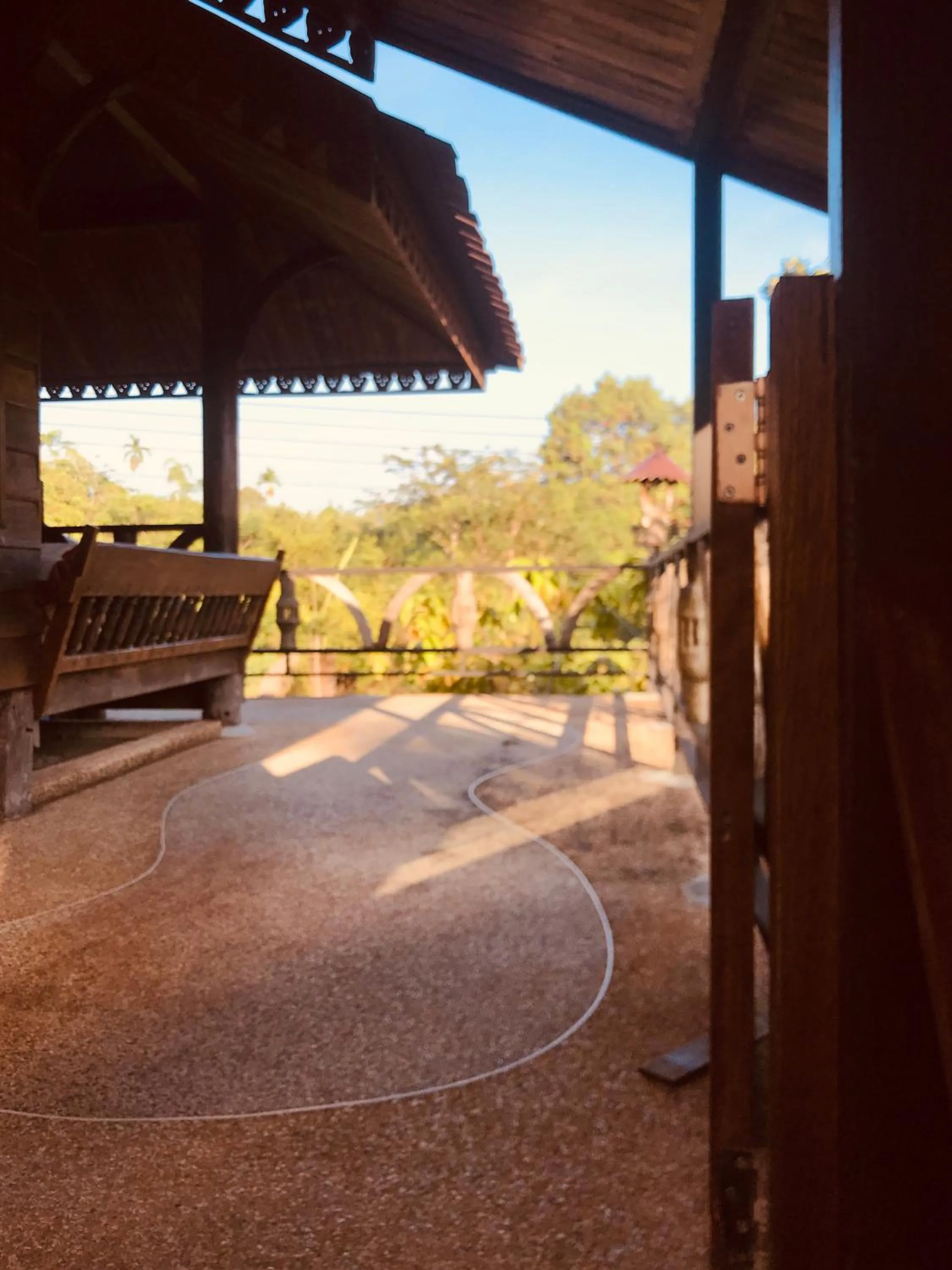 Patio in Boutique Village Hotel
