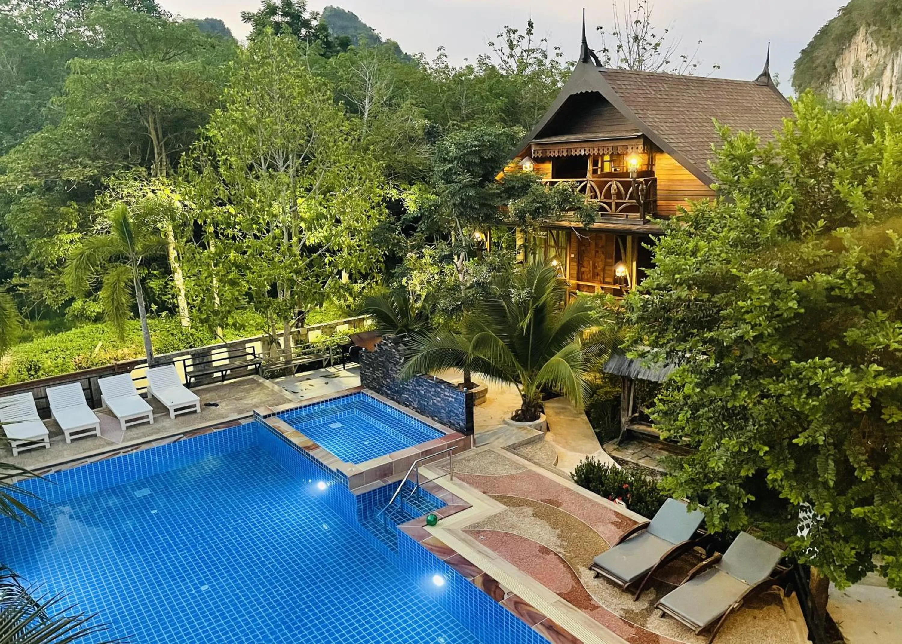 Swimming pool in Boutique Village Hotel