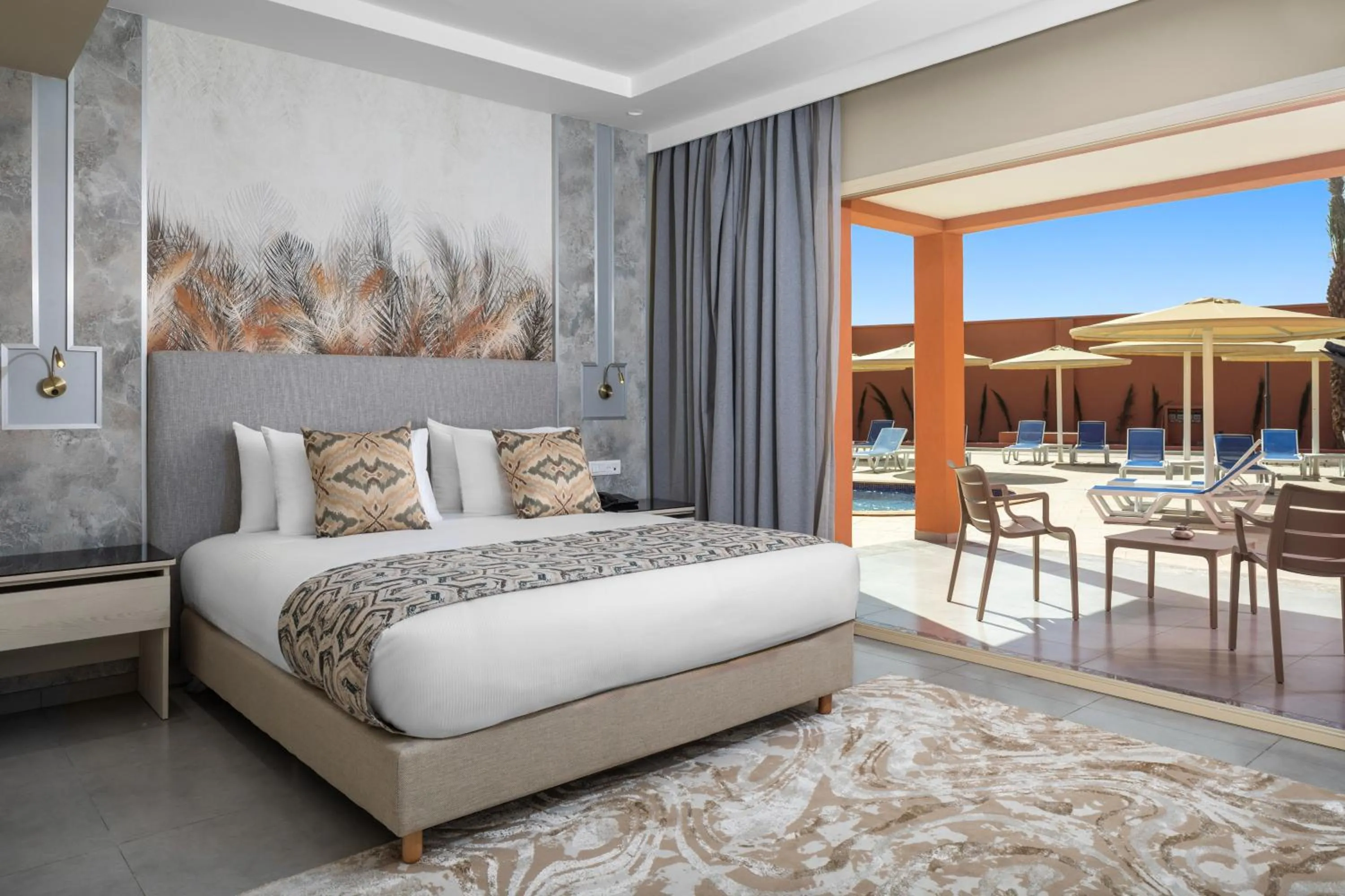 Bed in Pickalbatros SUNGO Club - All Inclusive