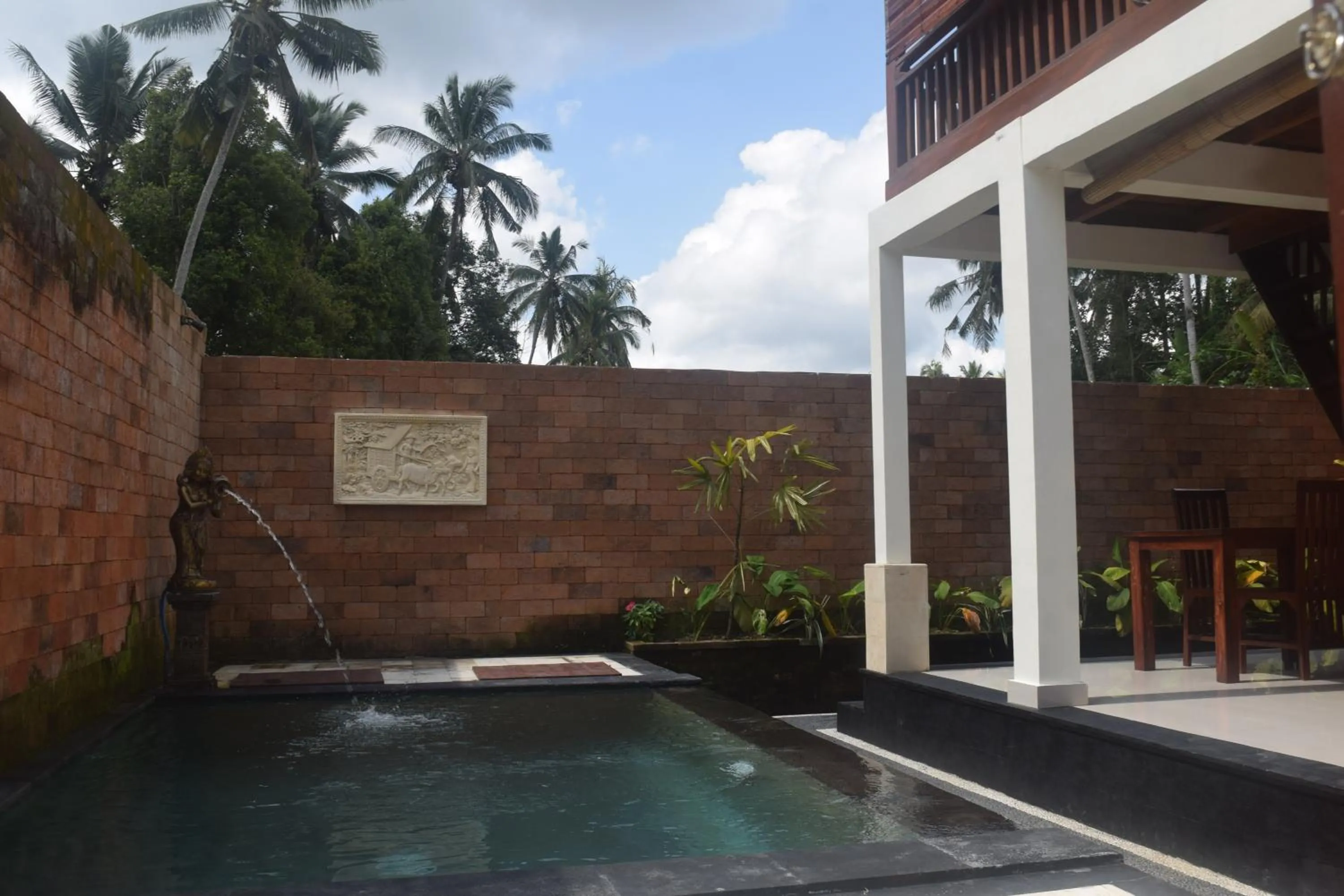 Pool view in Ubud Sawah Scenery Villa and Homestay