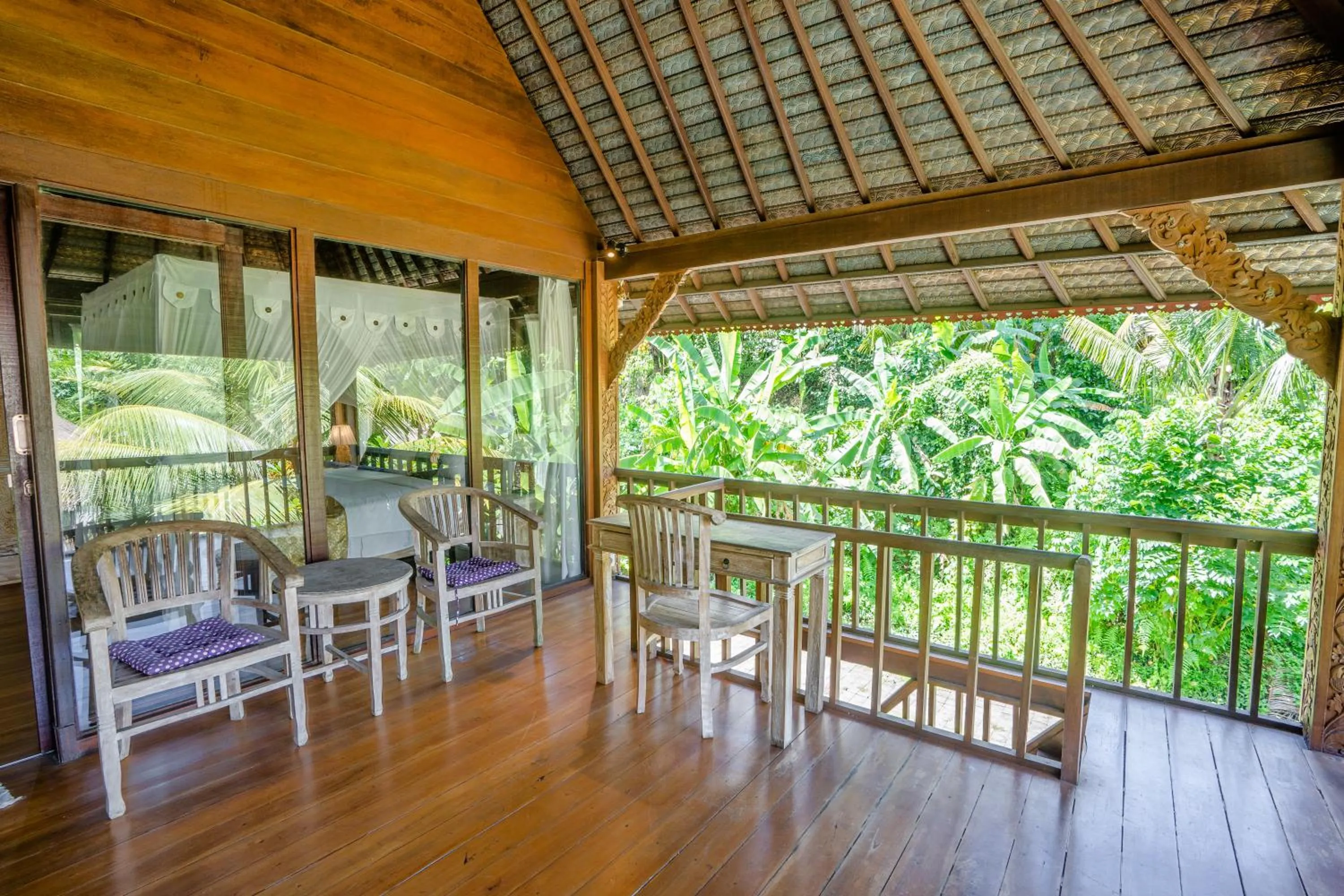 Balcony/Terrace in Ubud Sawah Scenery Villa and Homestay