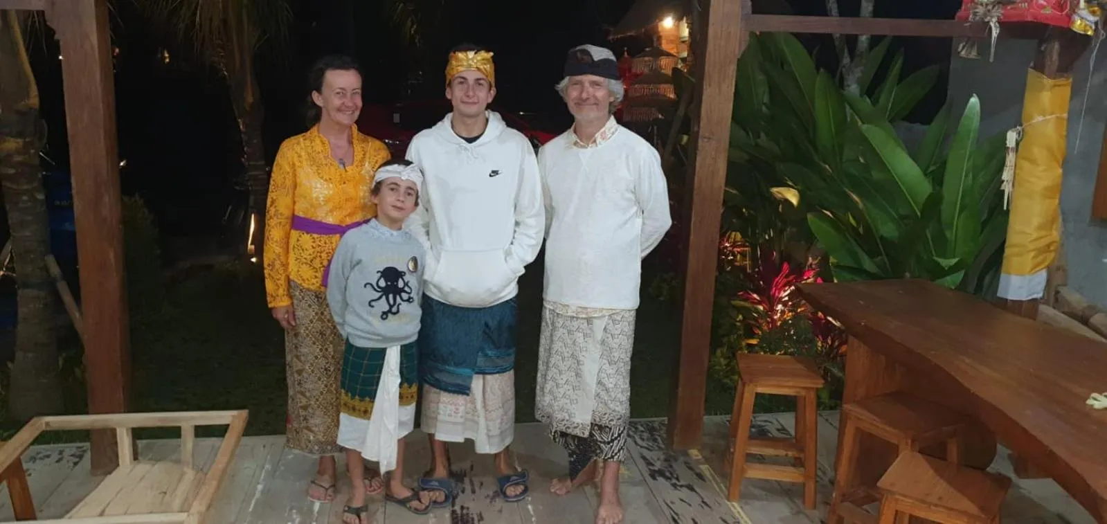 group of guests in Ubud Sawah Scenery Villa and Homestay