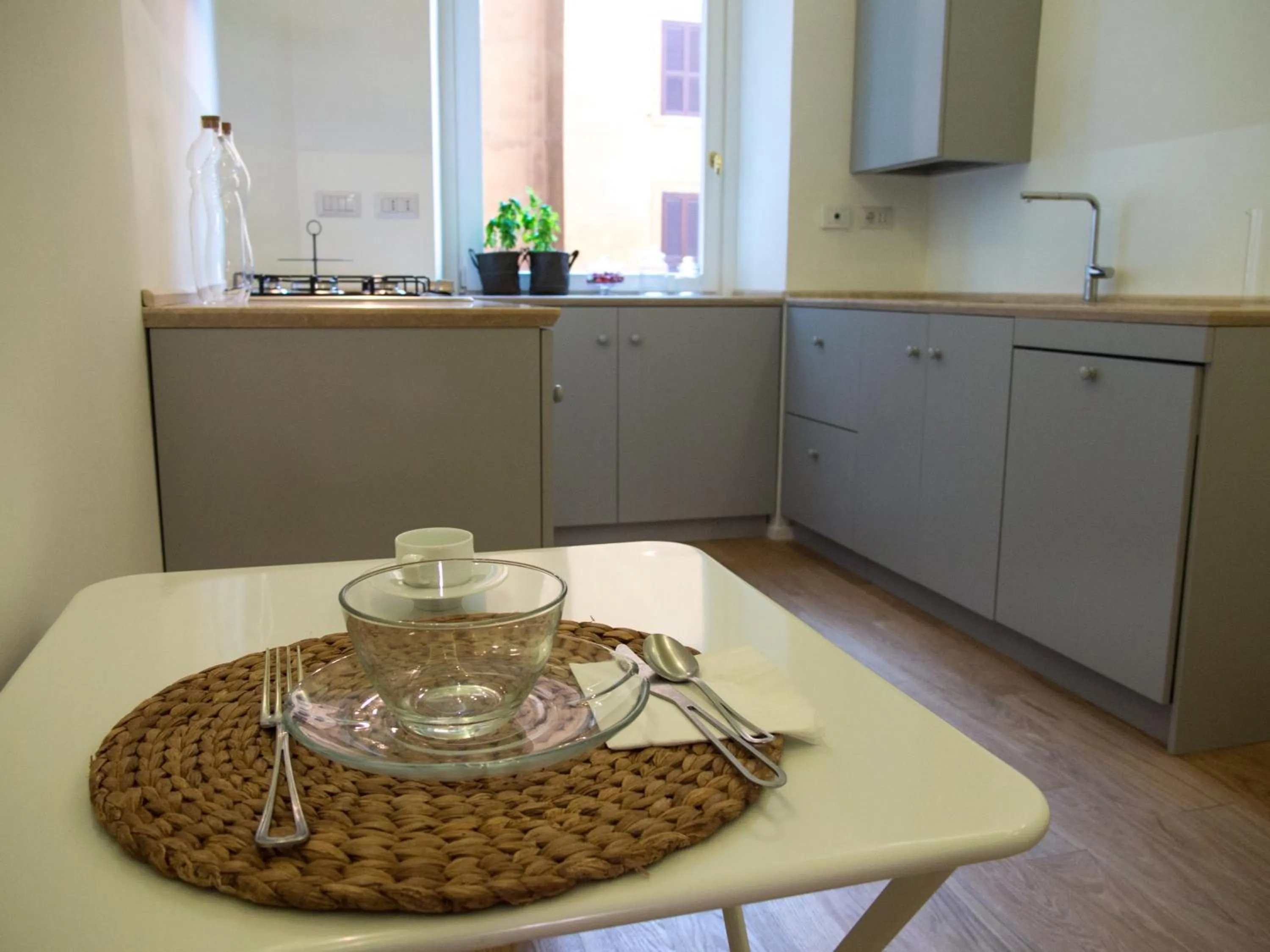 Communal kitchen in La Casa Di Iulia