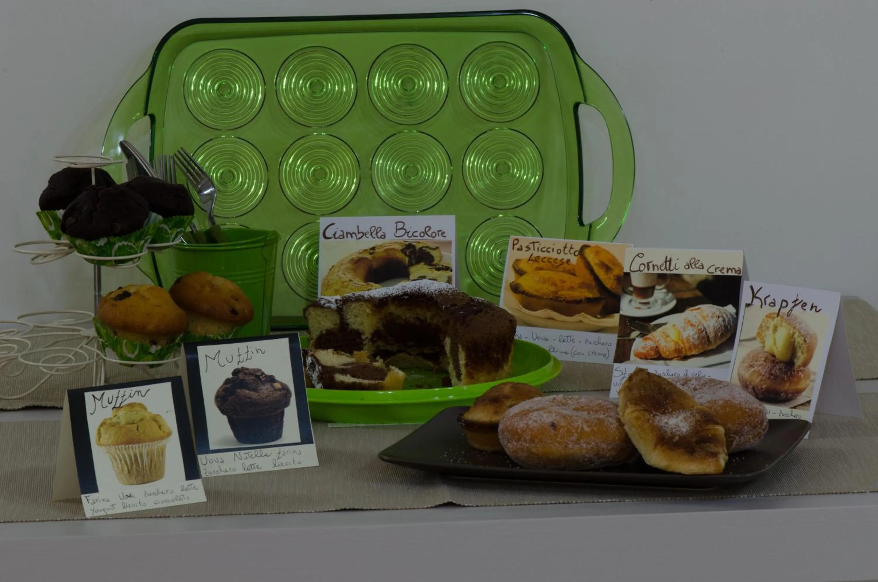 Food and drinks in B&B Radici