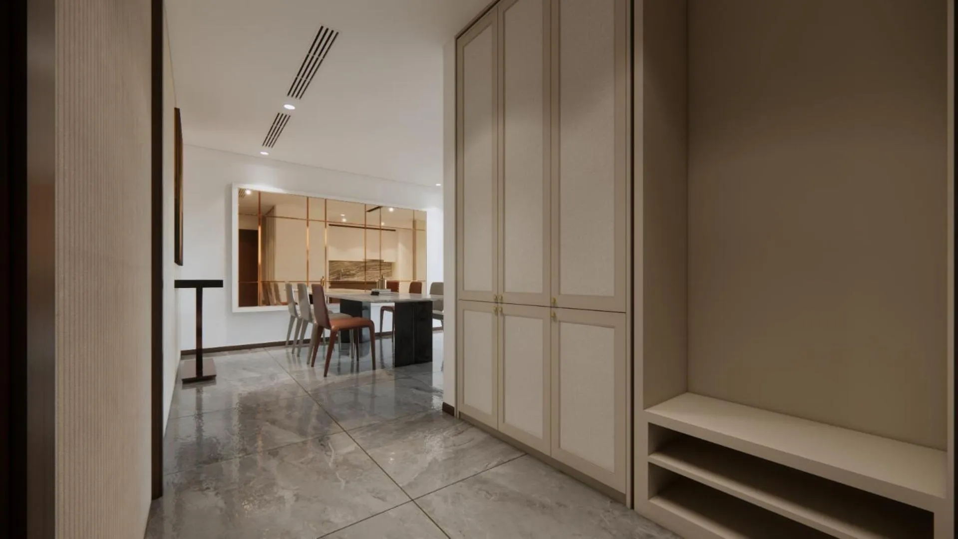 Kitchen or kitchenette in Aravelle Suites