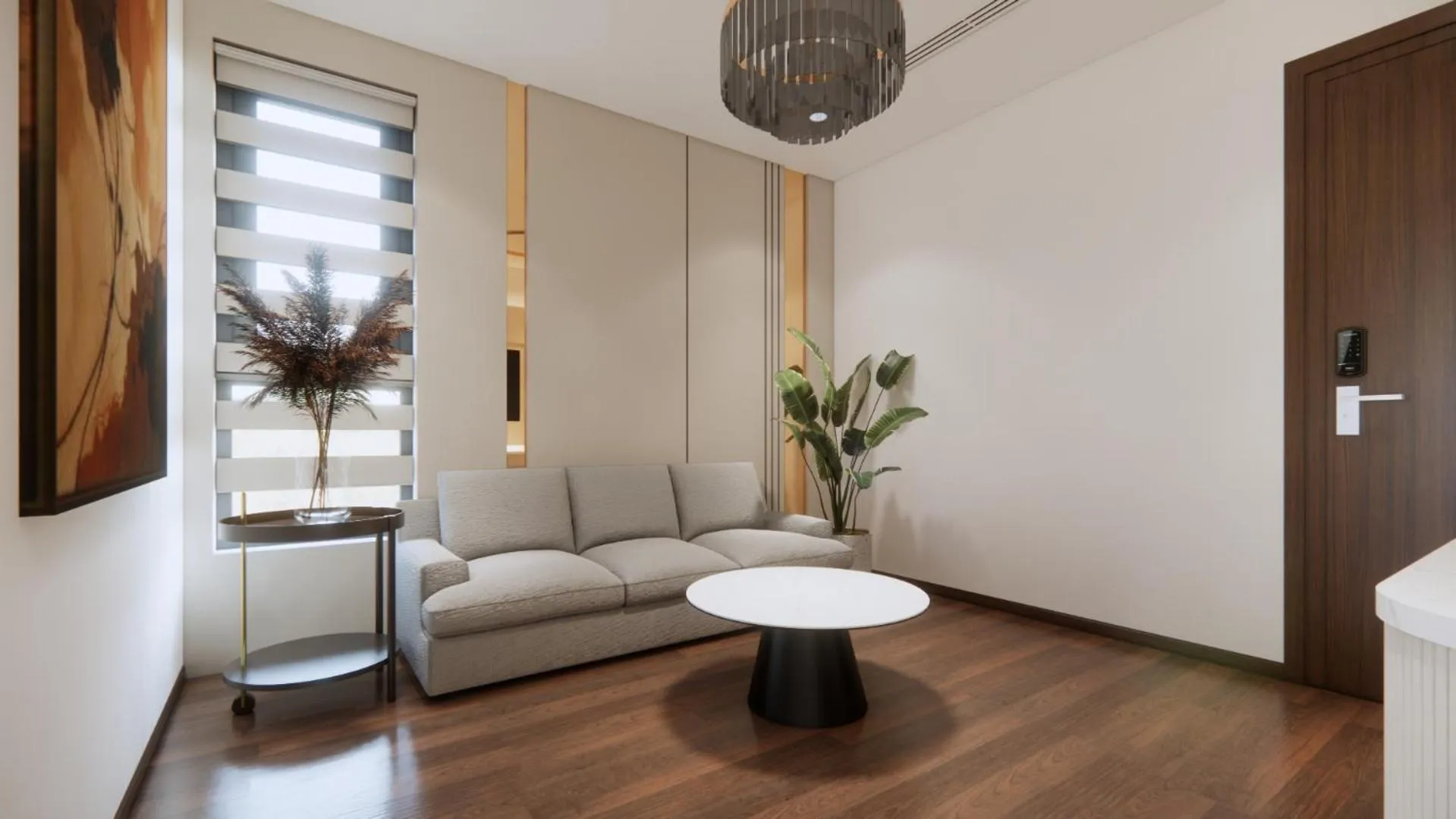 Living room in Aravelle Suites