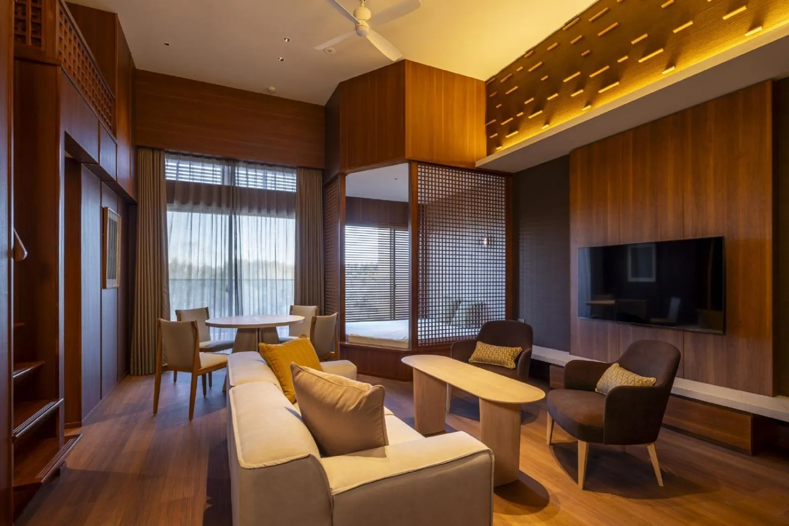 Living room in Koyaru-no-sato Doggys Island