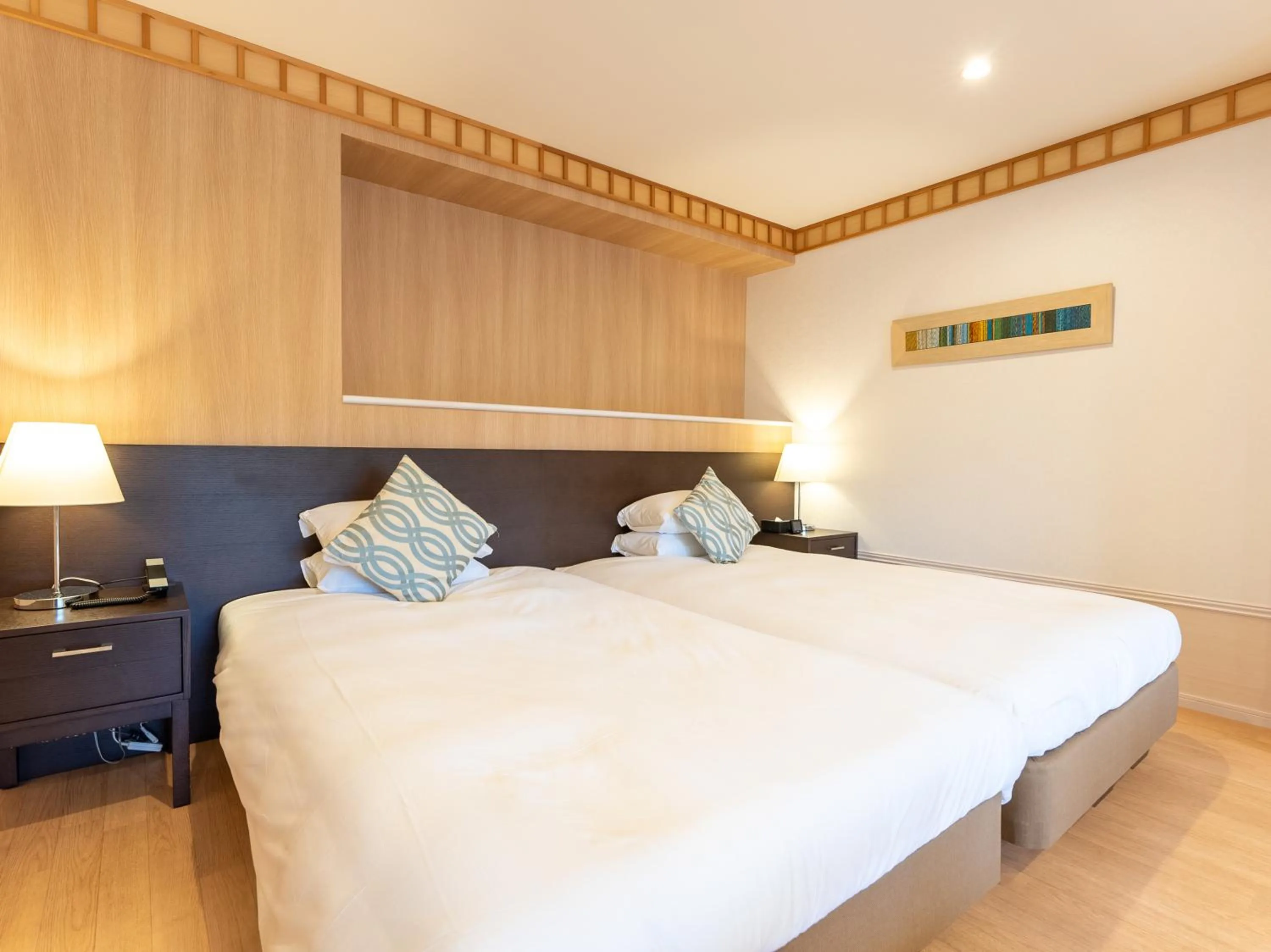 Bed in Koyaru-no-sato Doggys Island