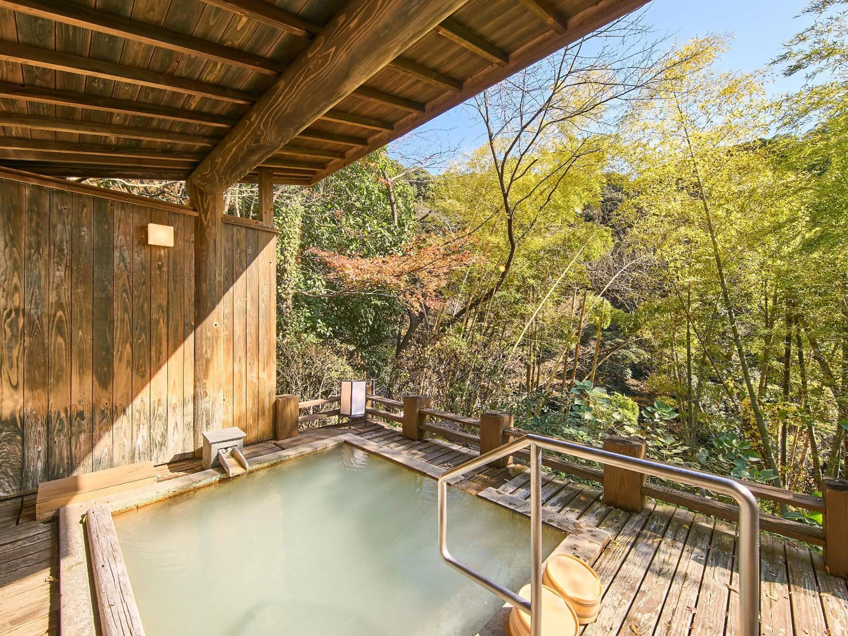 Open Air Bath in Kirishima Momijidani Seiryuso