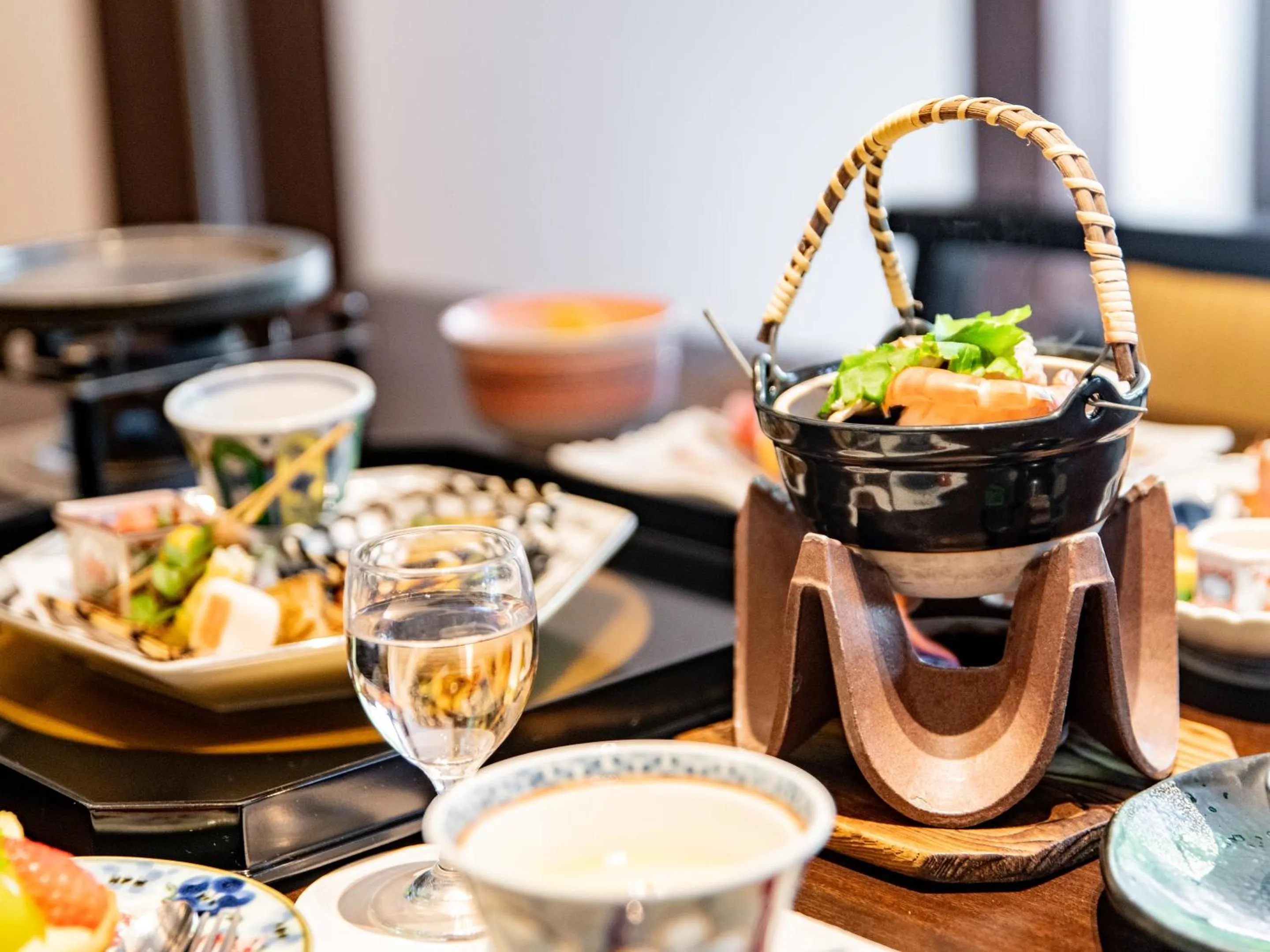 Dinner in Kirishima Momijidani Seiryuso