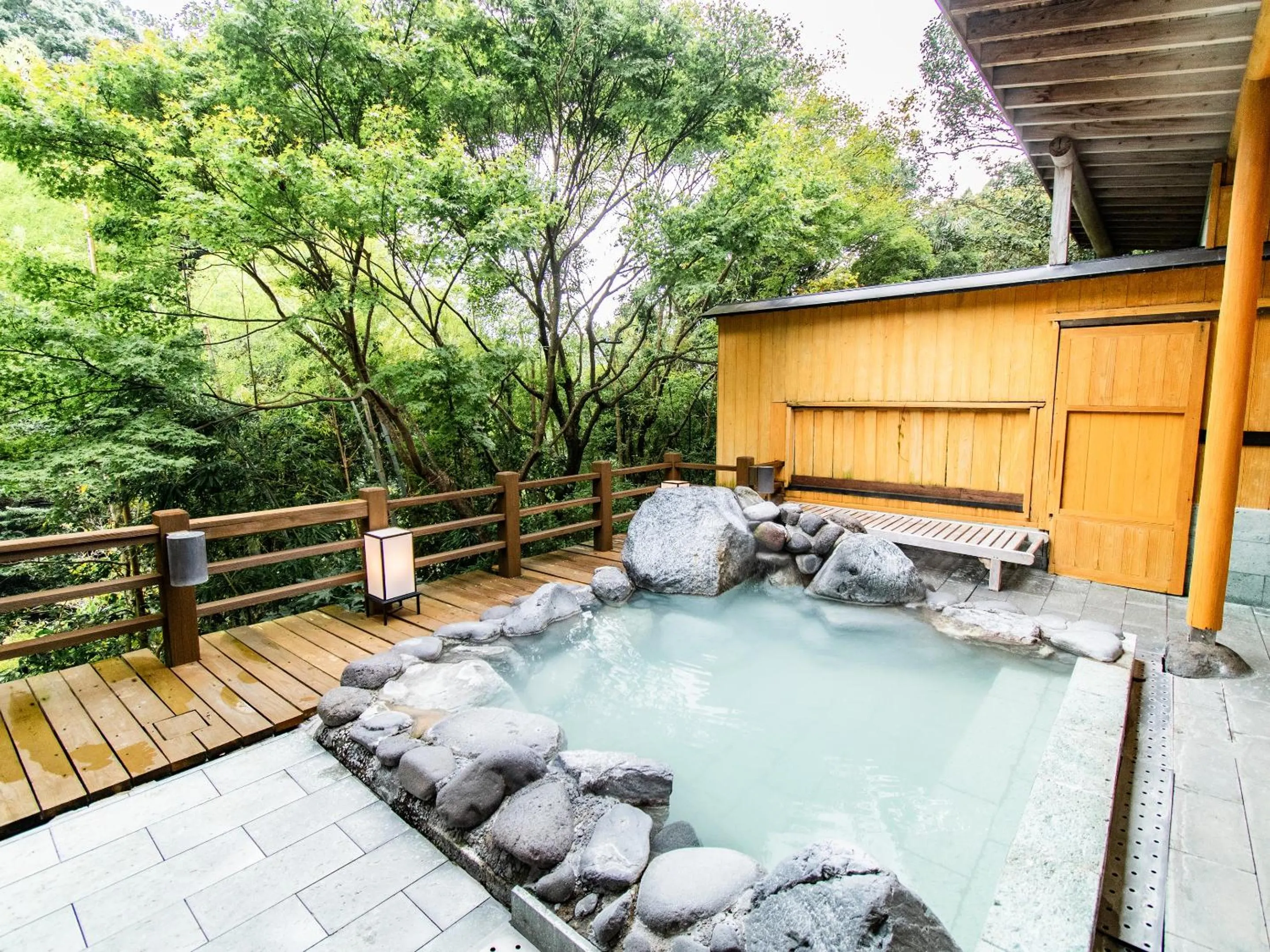 Open Air Bath in Kirishima Momijidani Seiryuso