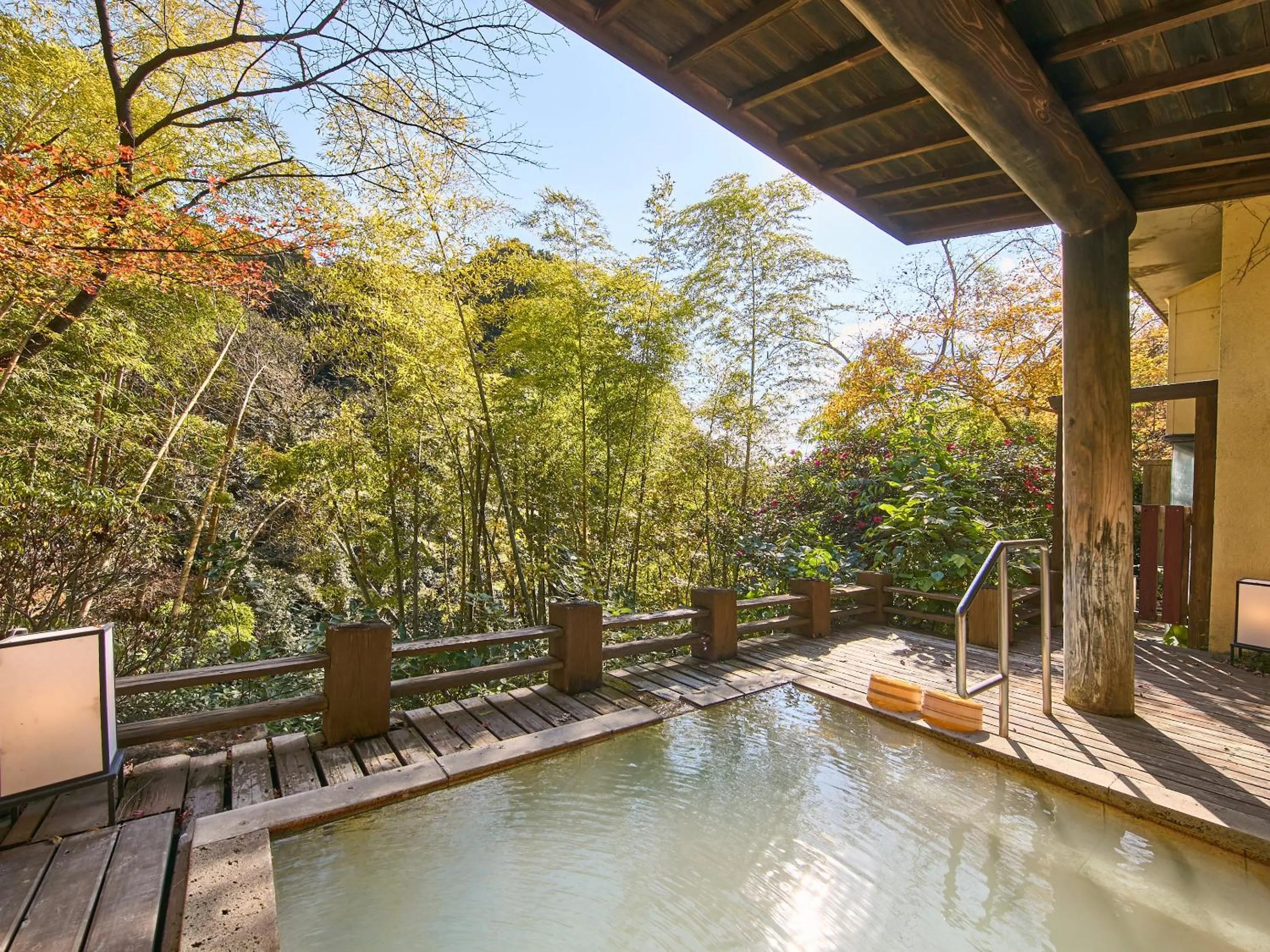 Open Air Bath in Kirishima Momijidani Seiryuso