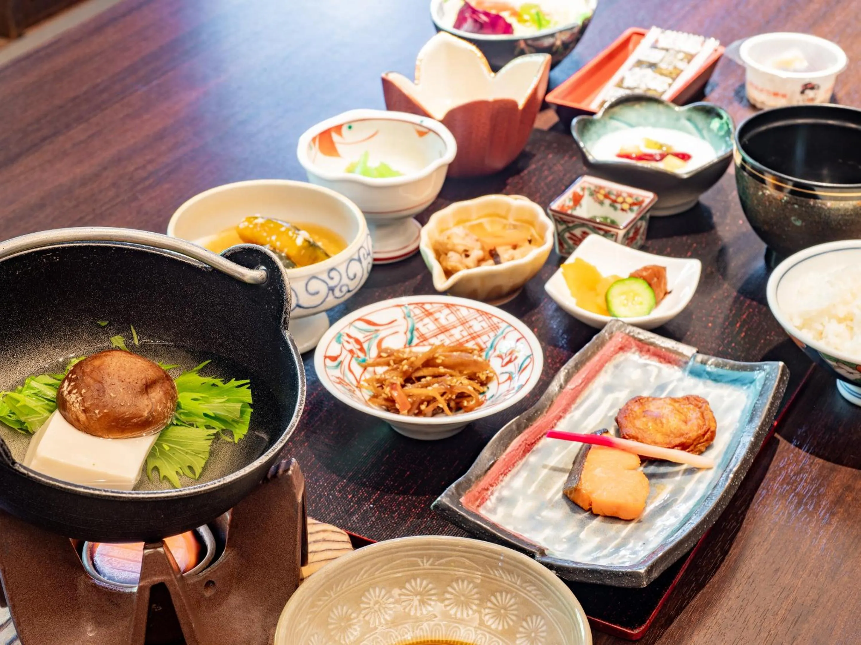 Breakfast in Kirishima Momijidani Seiryuso