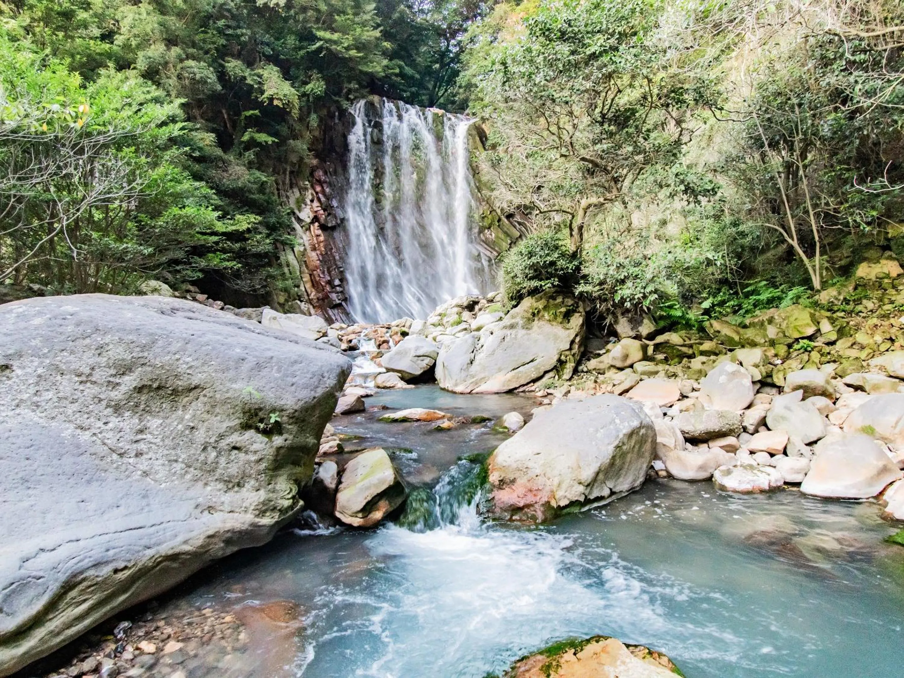 Natural landscape in Kirishima Momijidani Seiryuso