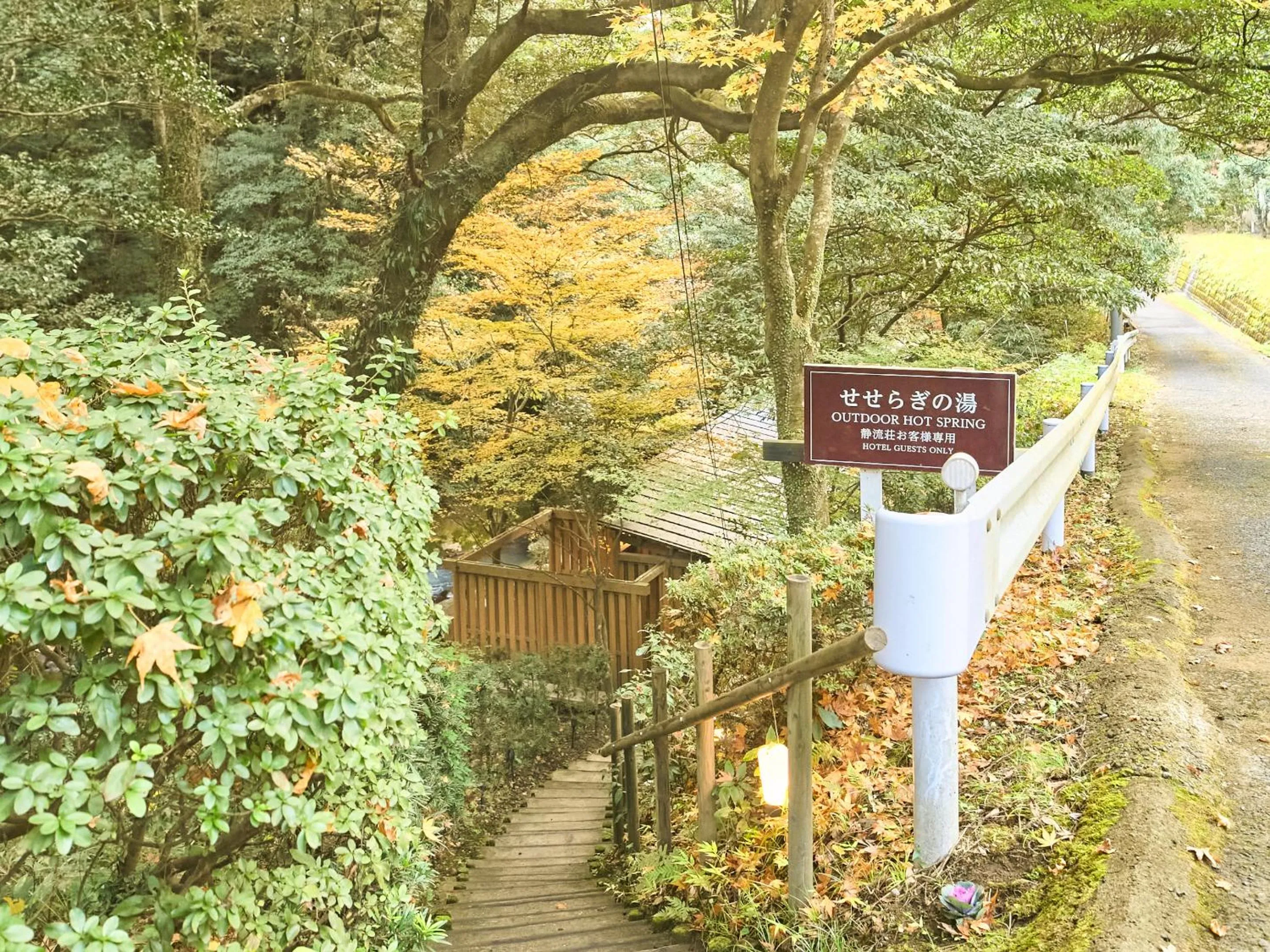Open Air Bath in Kirishima Momijidani Seiryuso