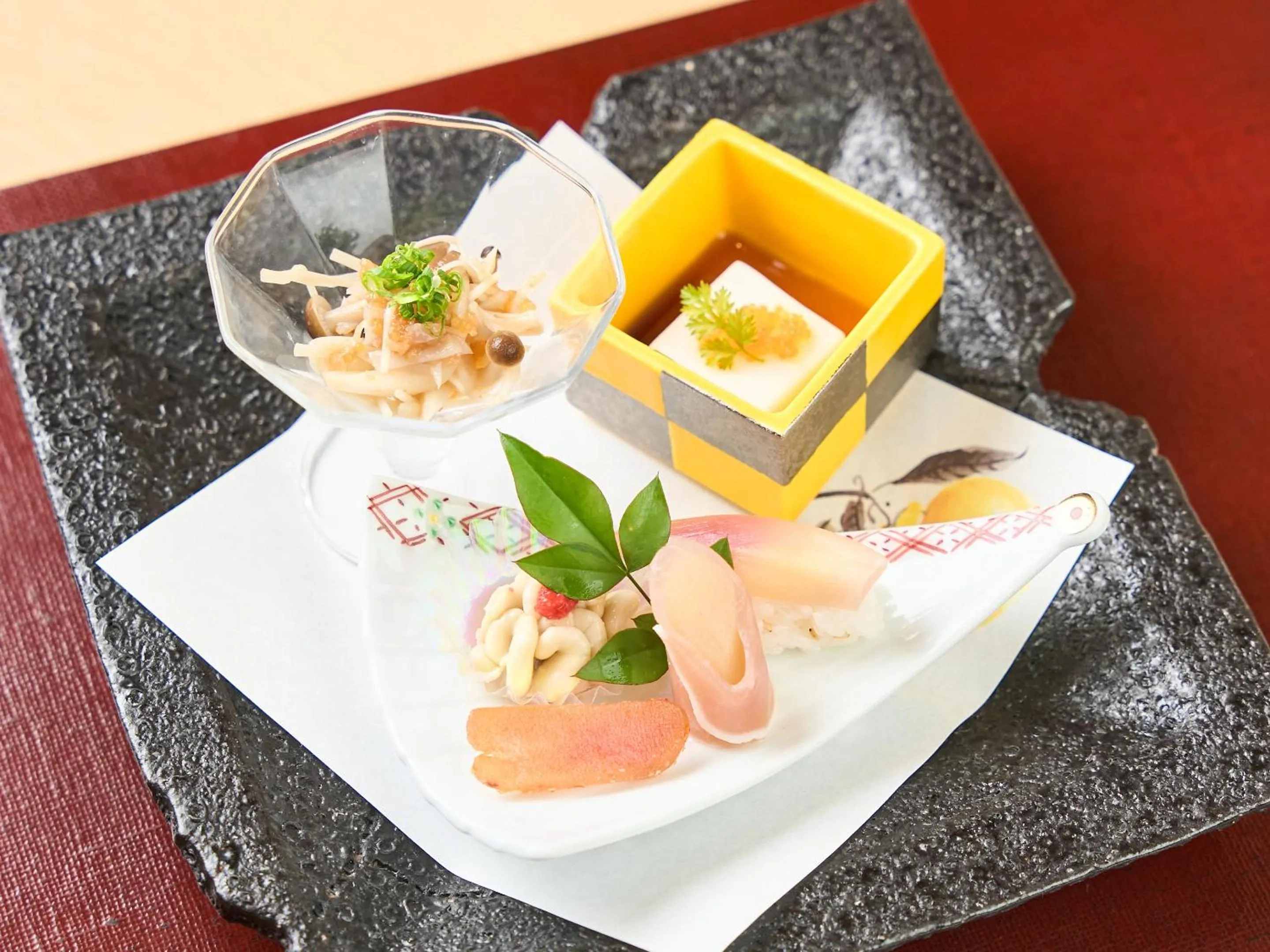 Meals in Kirishima Momijidani Seiryuso