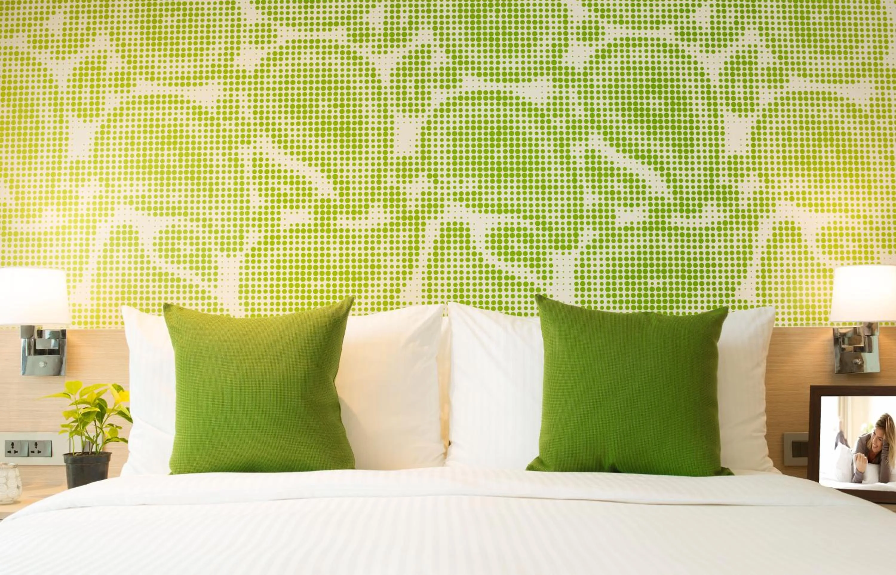 Bedroom, Bed in Citadines OMR Chennai