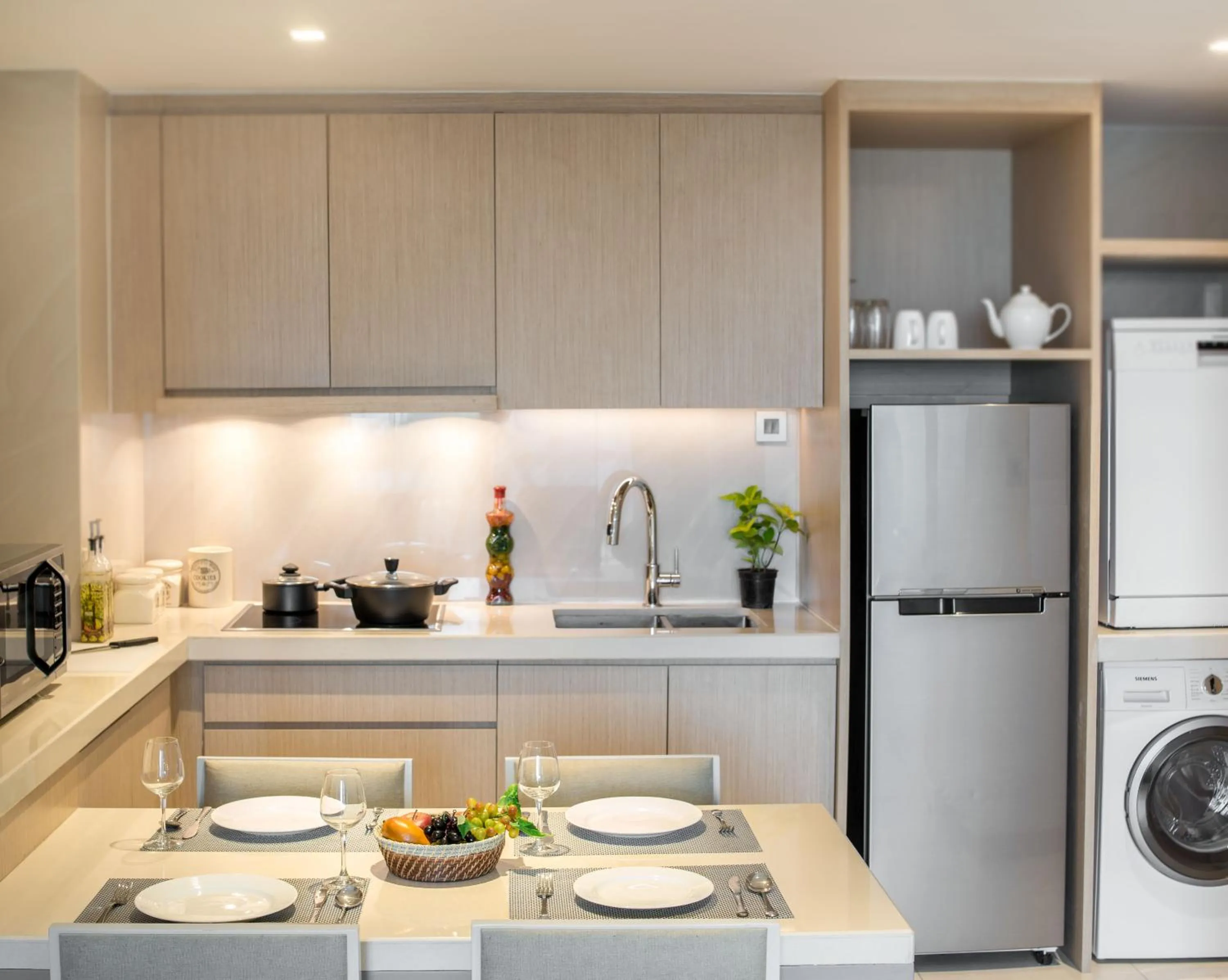 Kitchen or kitchenette in Citadines OMR Chennai