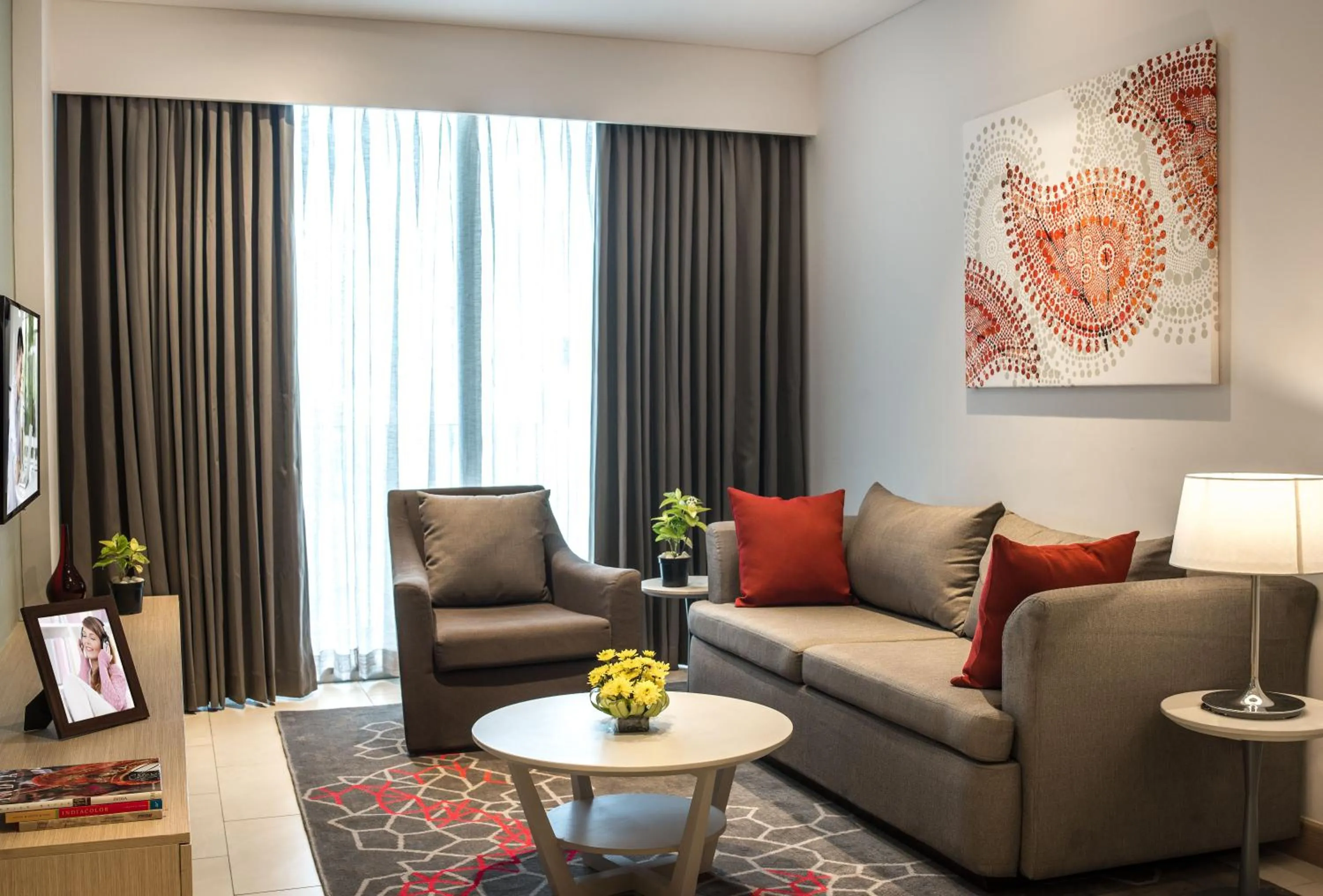 Living room in Citadines OMR Chennai