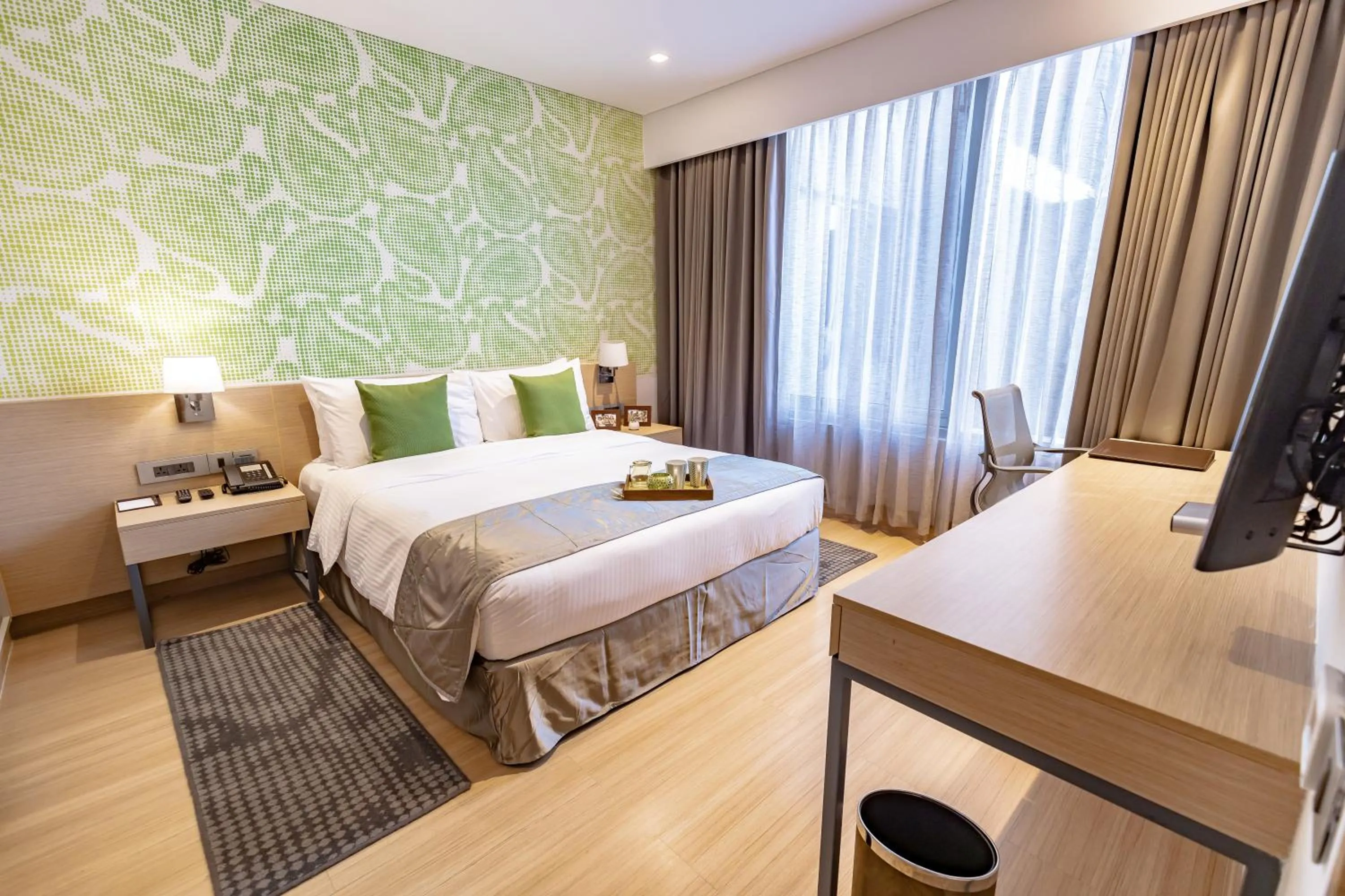 Bed in Citadines OMR Chennai