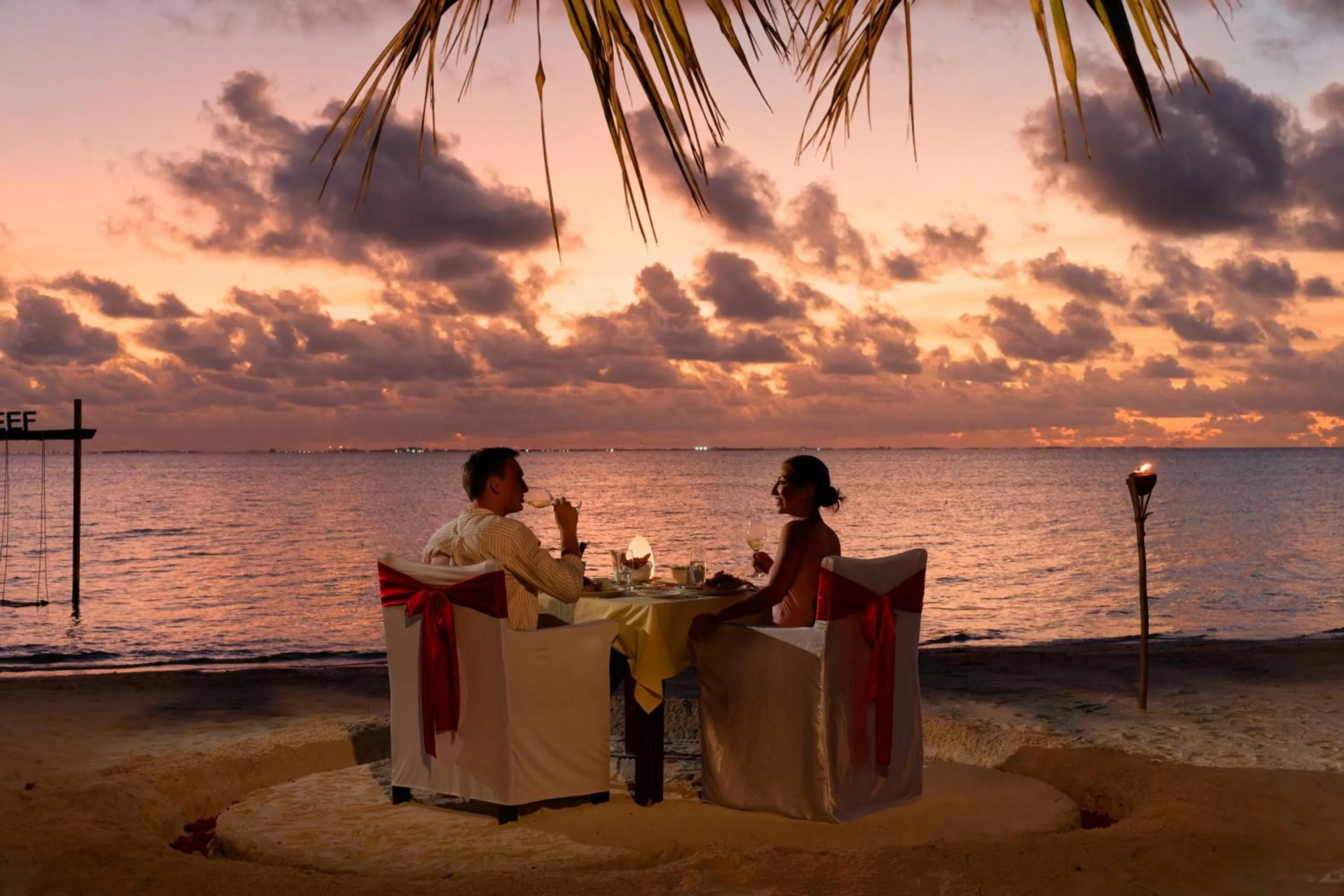 Dinner in Canareef Resort Maldives