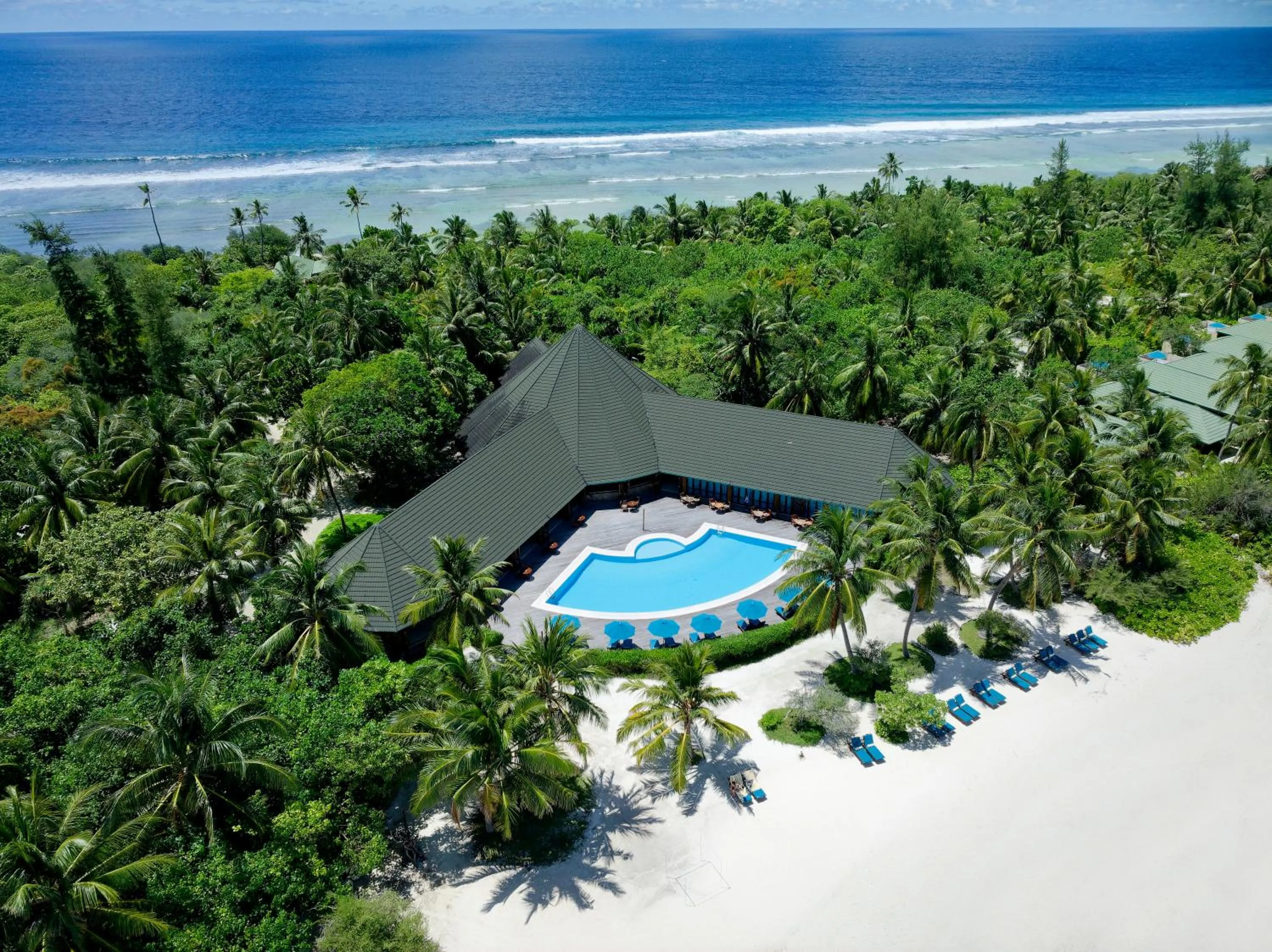 Property building in Canareef Resort Maldives