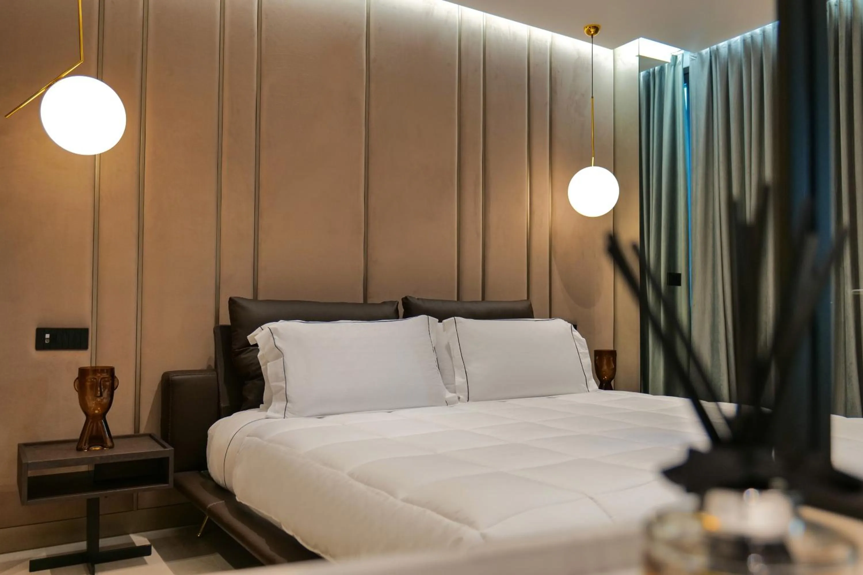 Bed in Hotel Miramare