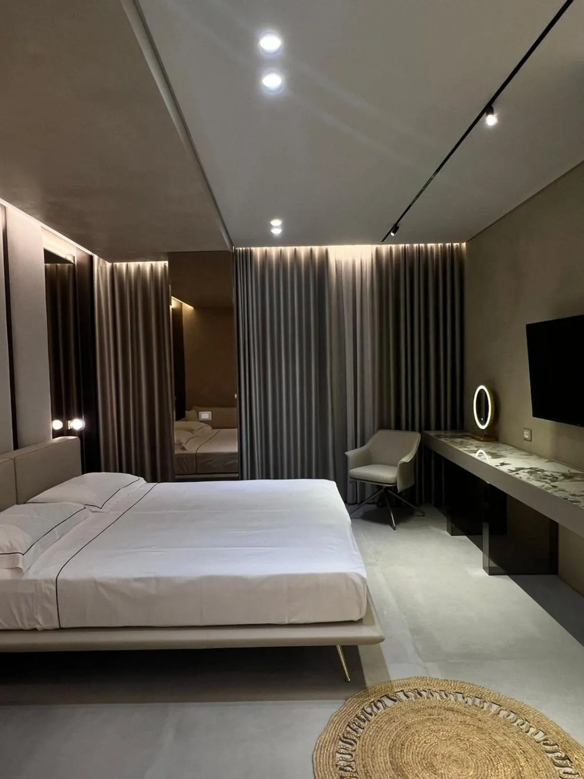 Bed in Hotel Miramare