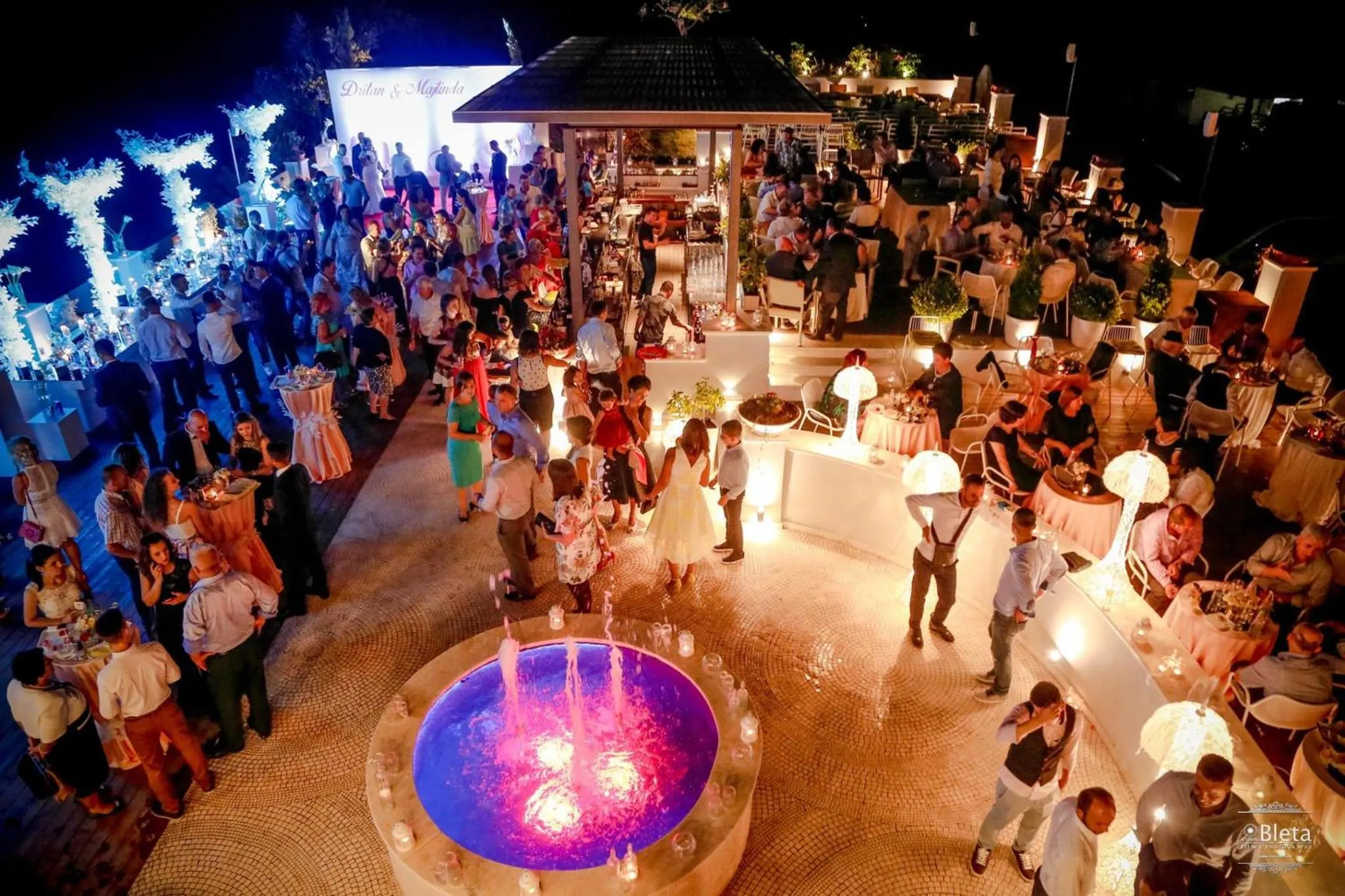 Evening entertainment in Hotel Miramare