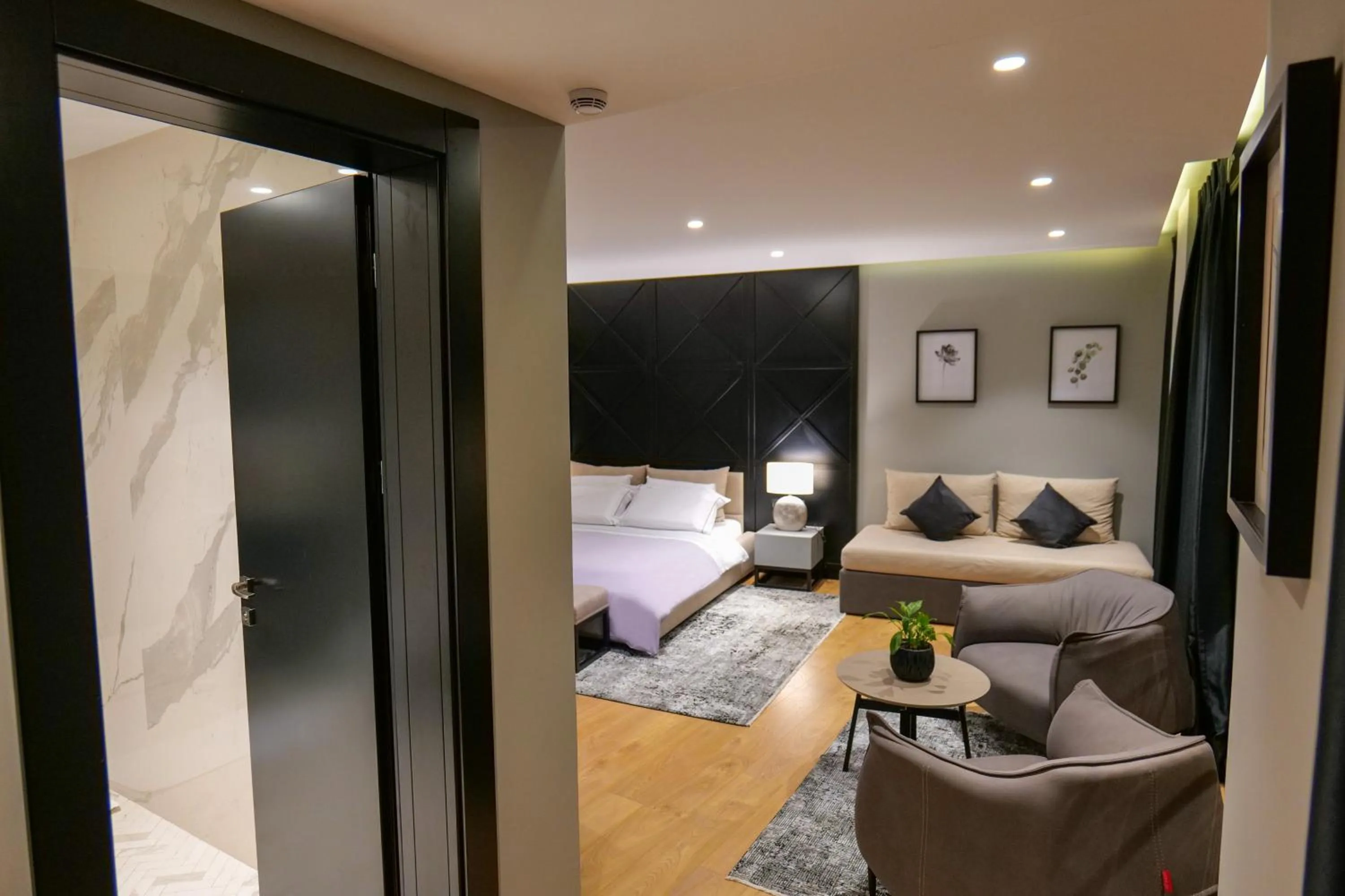 Bed in Hotel Miramare