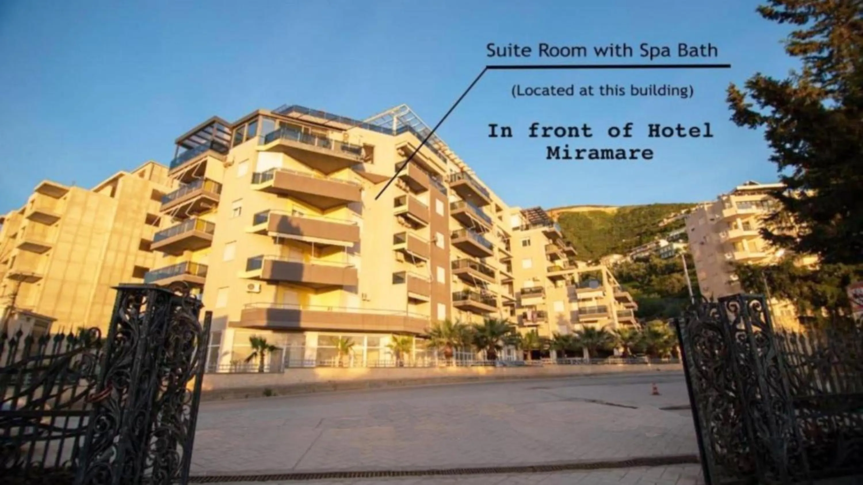 Property building in Hotel Miramare