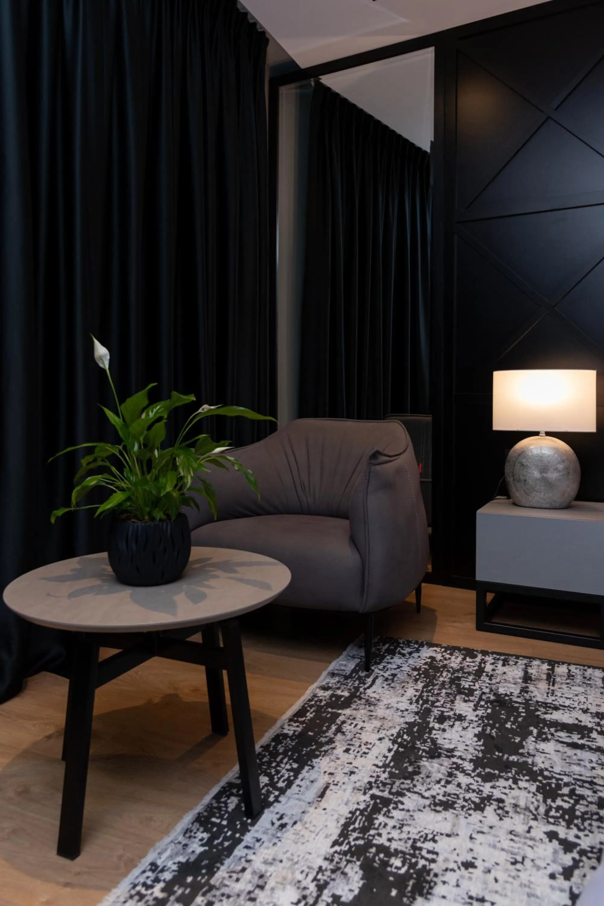 Seating area in Hotel Miramare