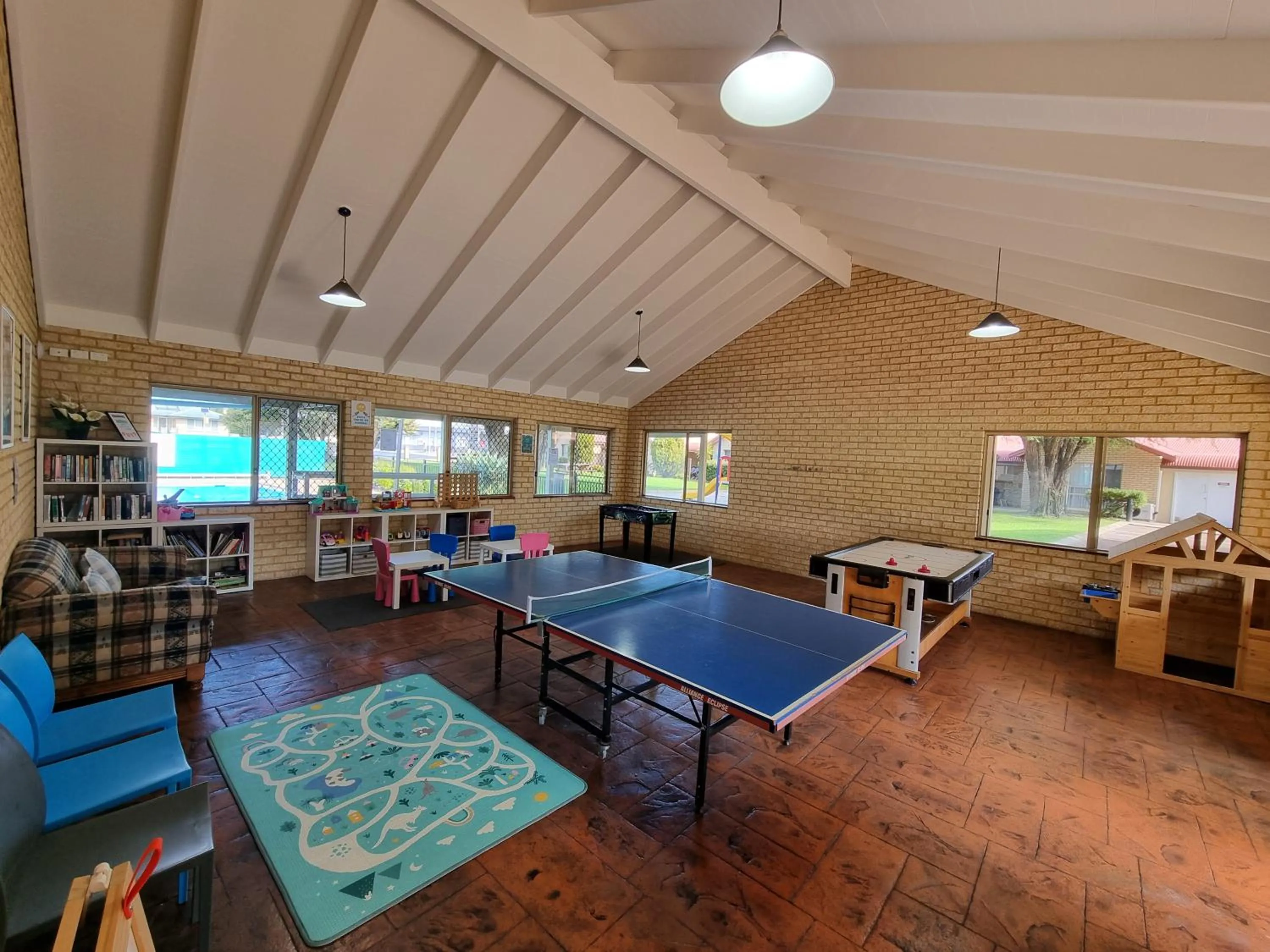 Game Room in Busselton Villas and Glamping Village
