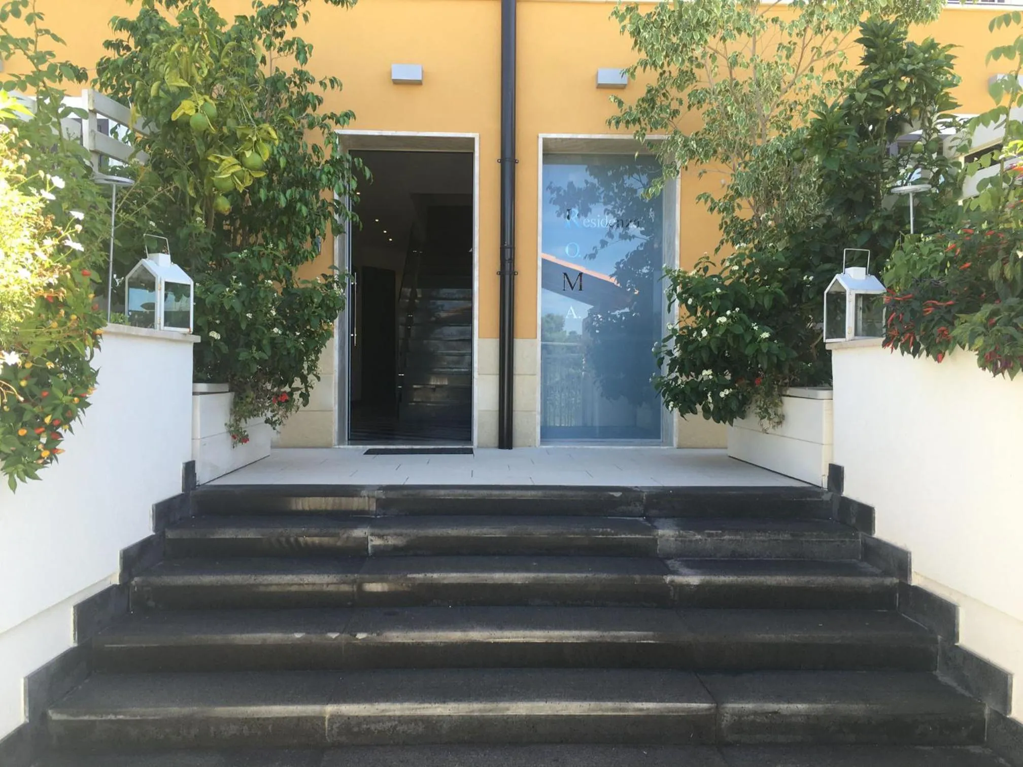 Inner courtyard view in Residenza RoMa