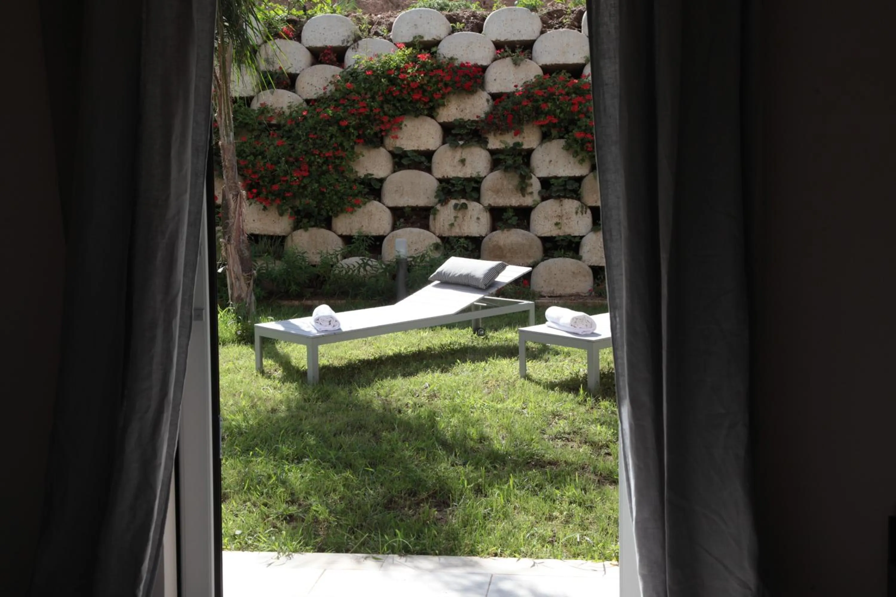 Garden view in Residenza RoMa