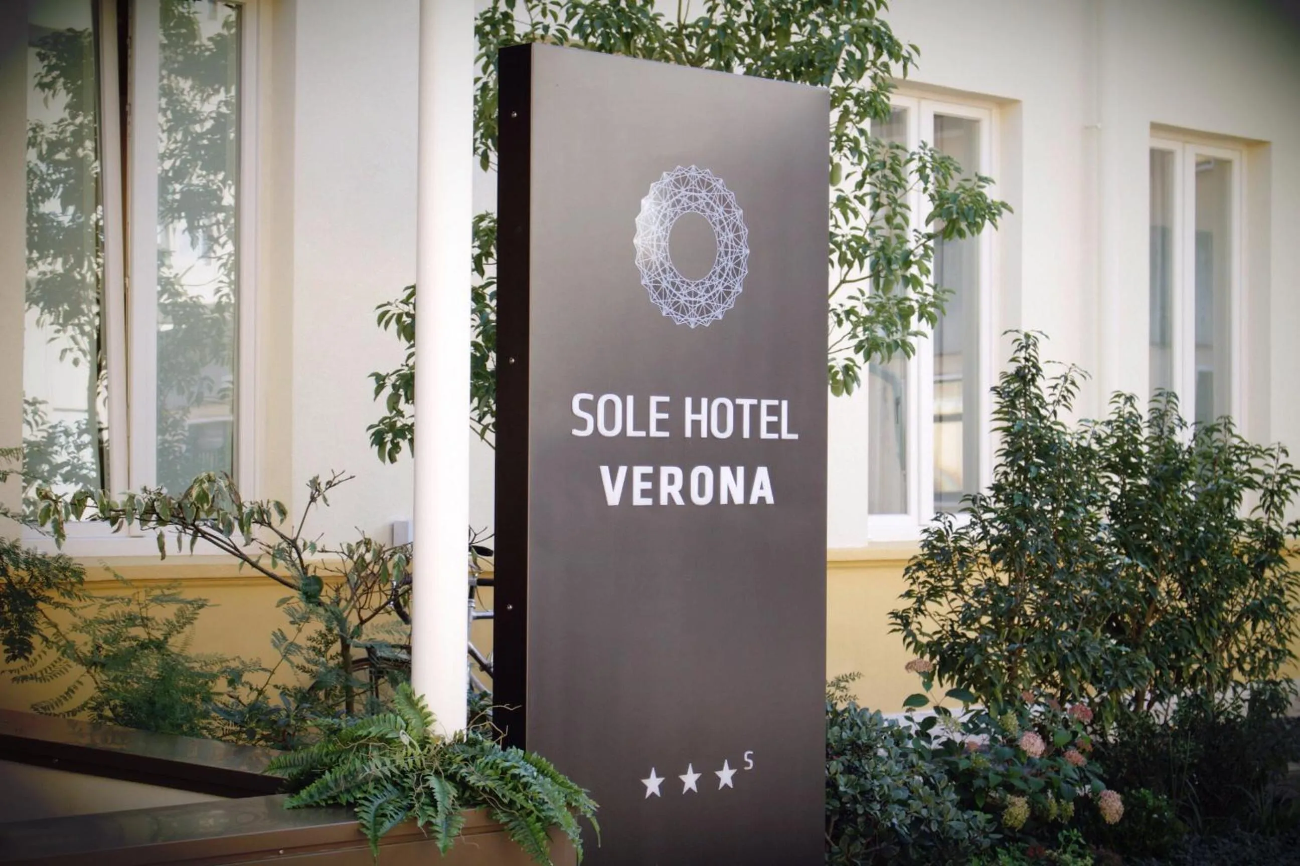 Property logo or sign in Sole Hotel Verona