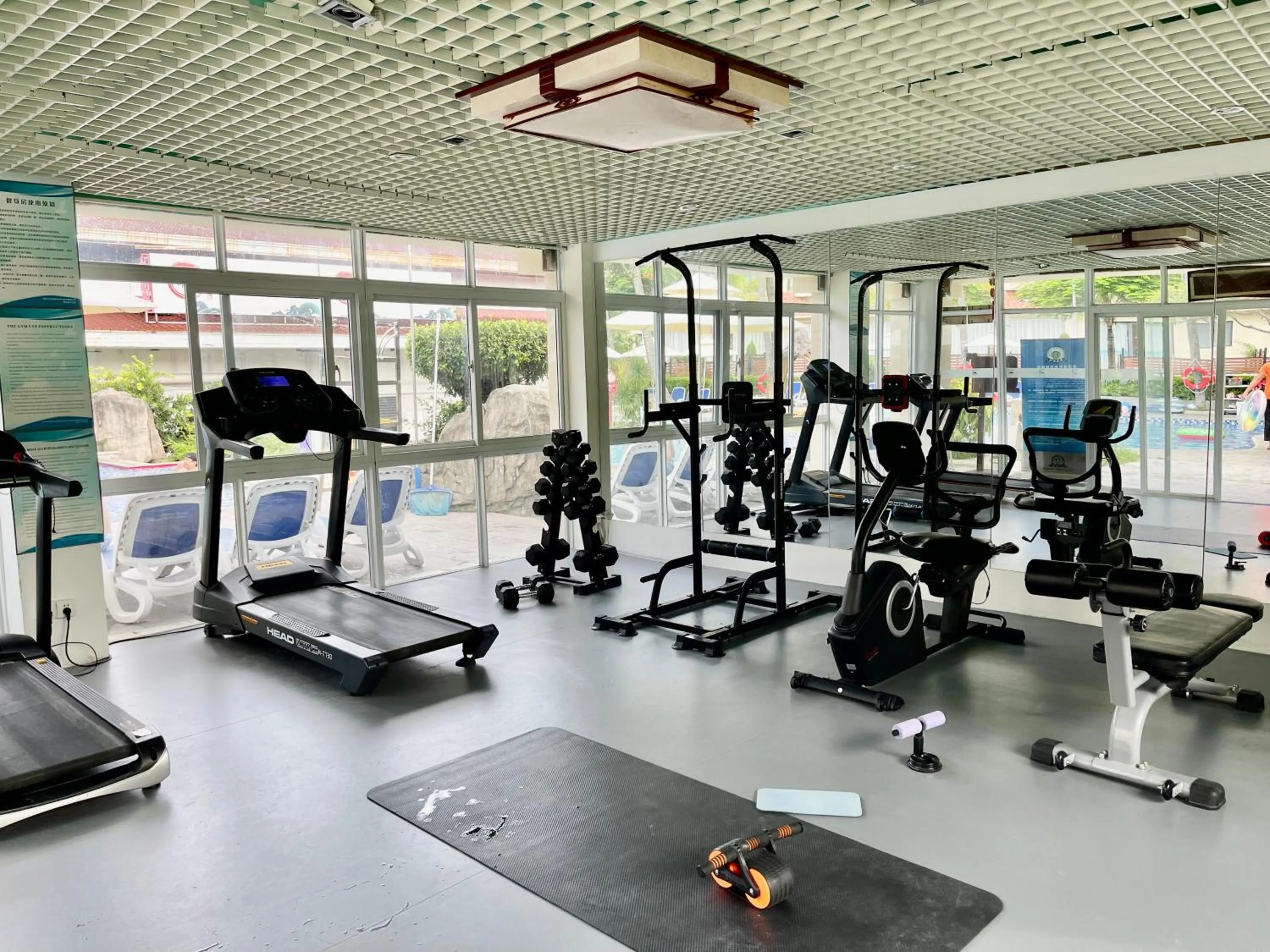 Fitness centre/facilities in Sanya South China Hotel