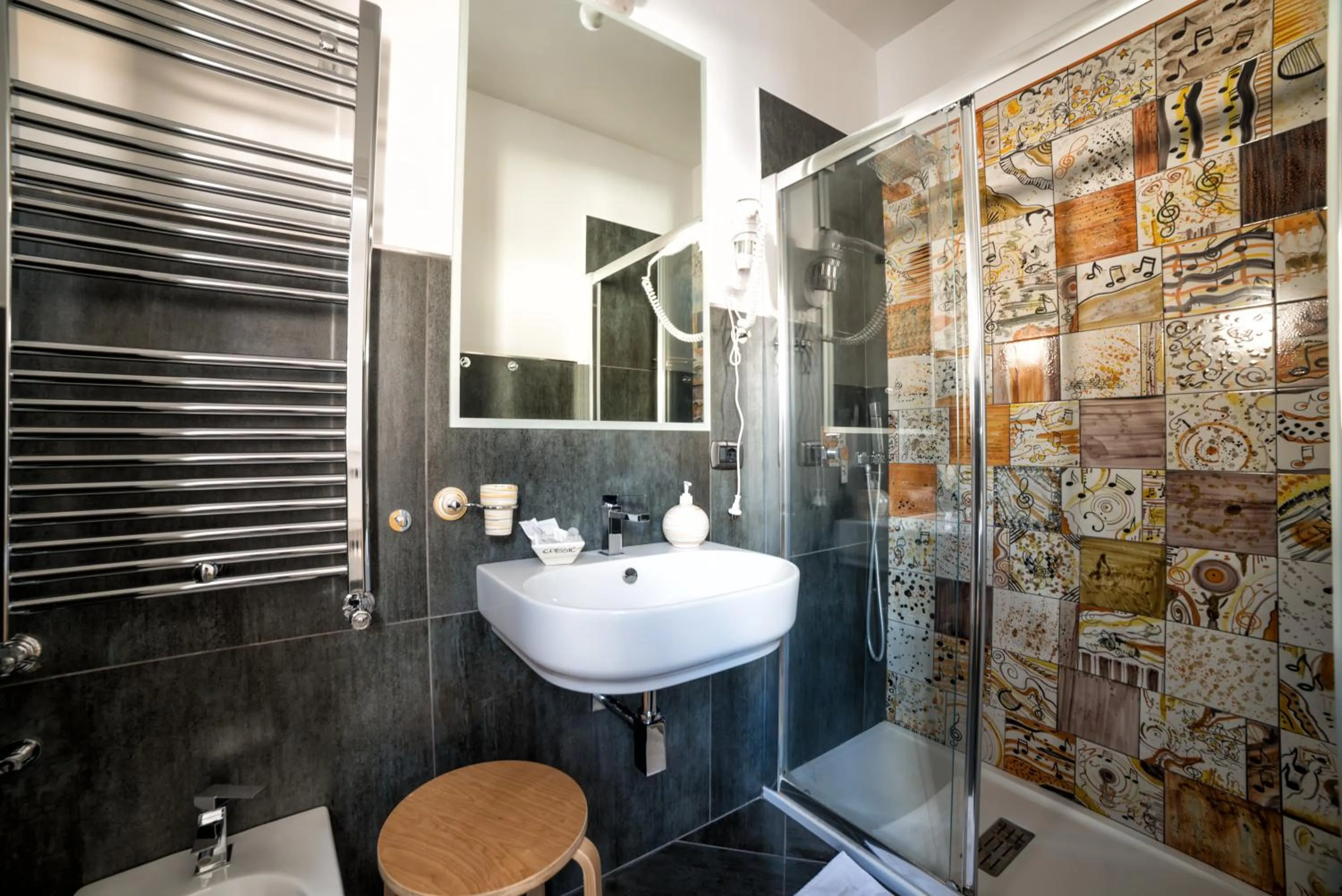 Bathroom in B&B La Chiave