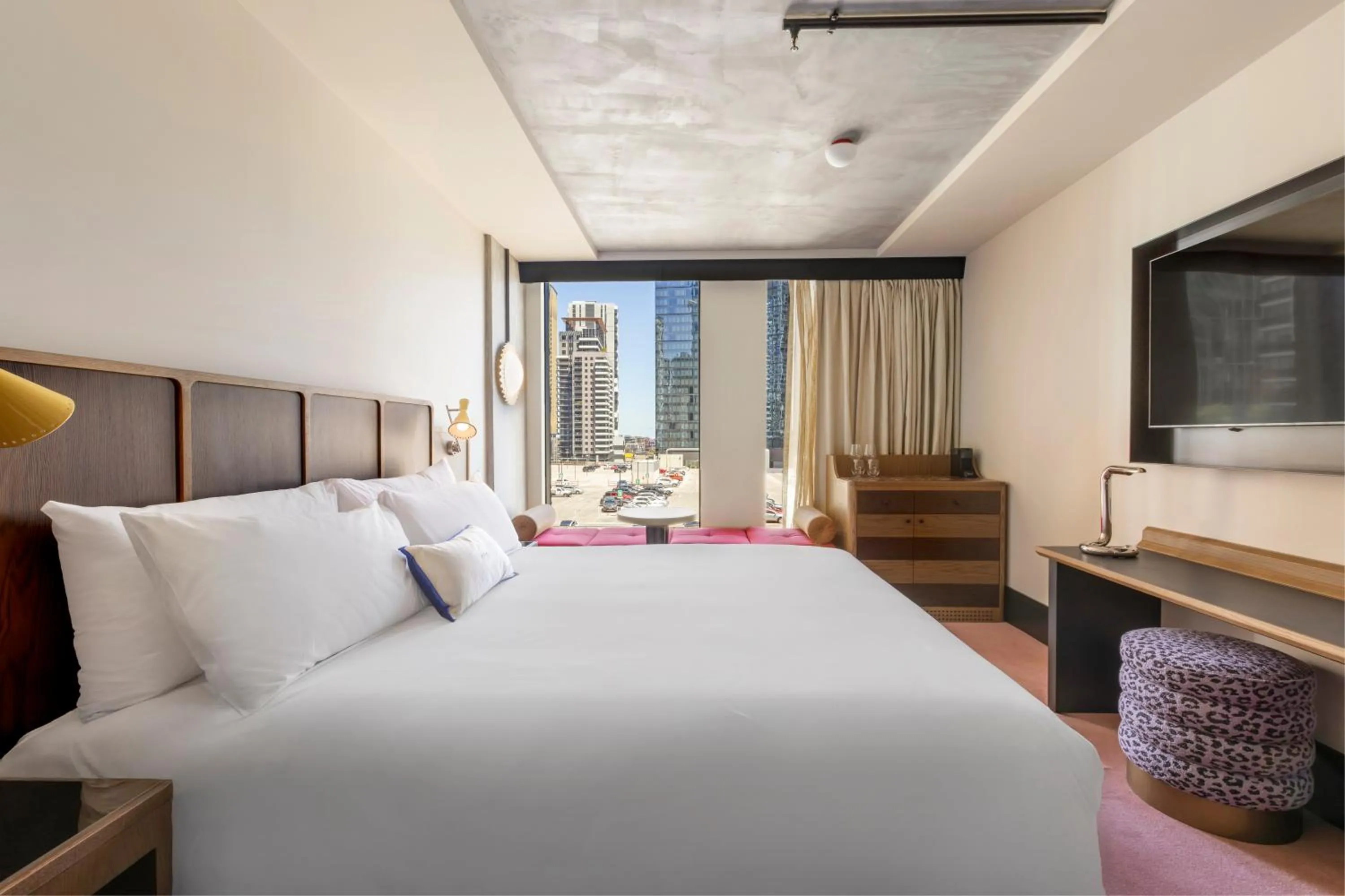 Bed in Hannah St Hotel Melbourne