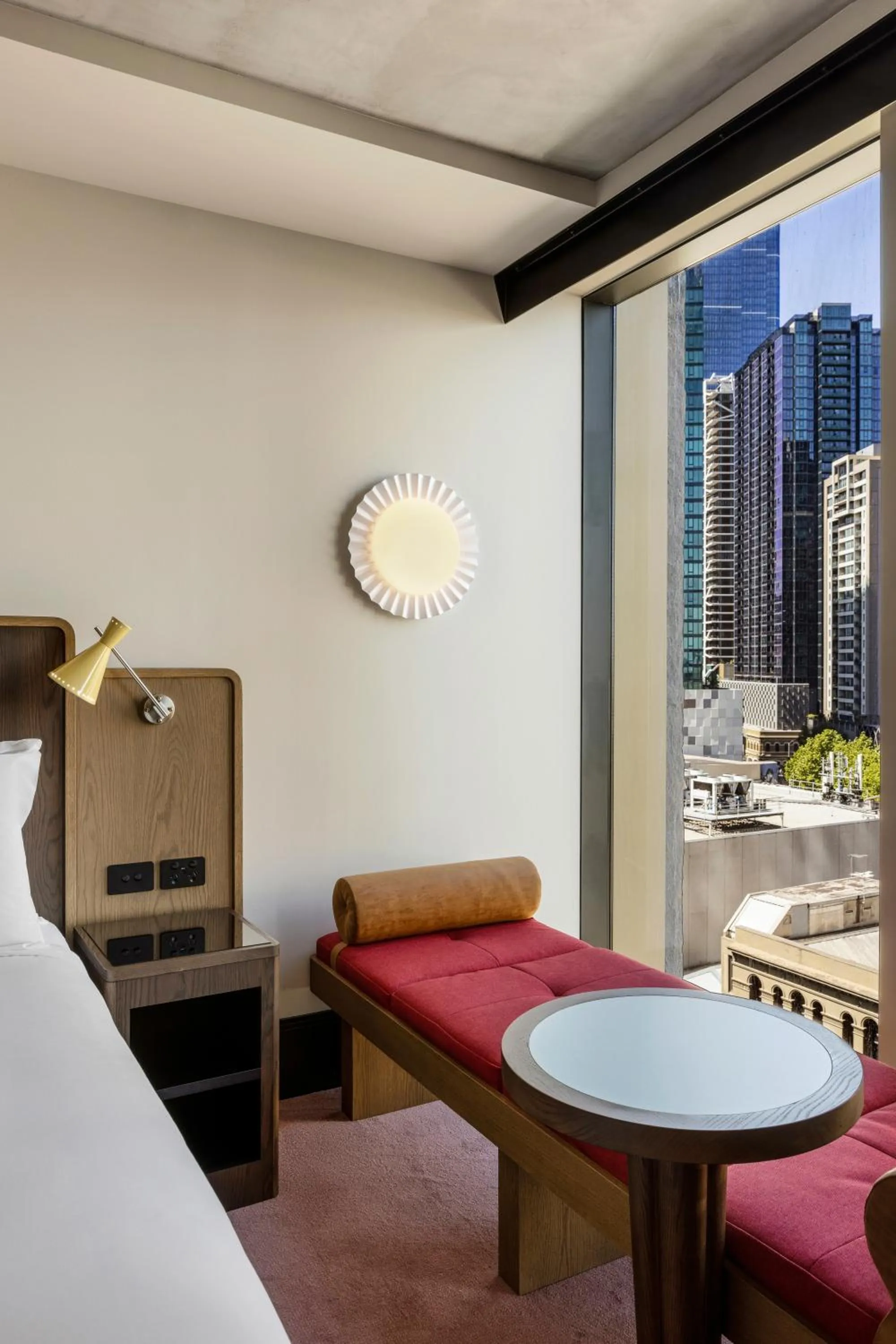 Bed in Hannah St Hotel Melbourne