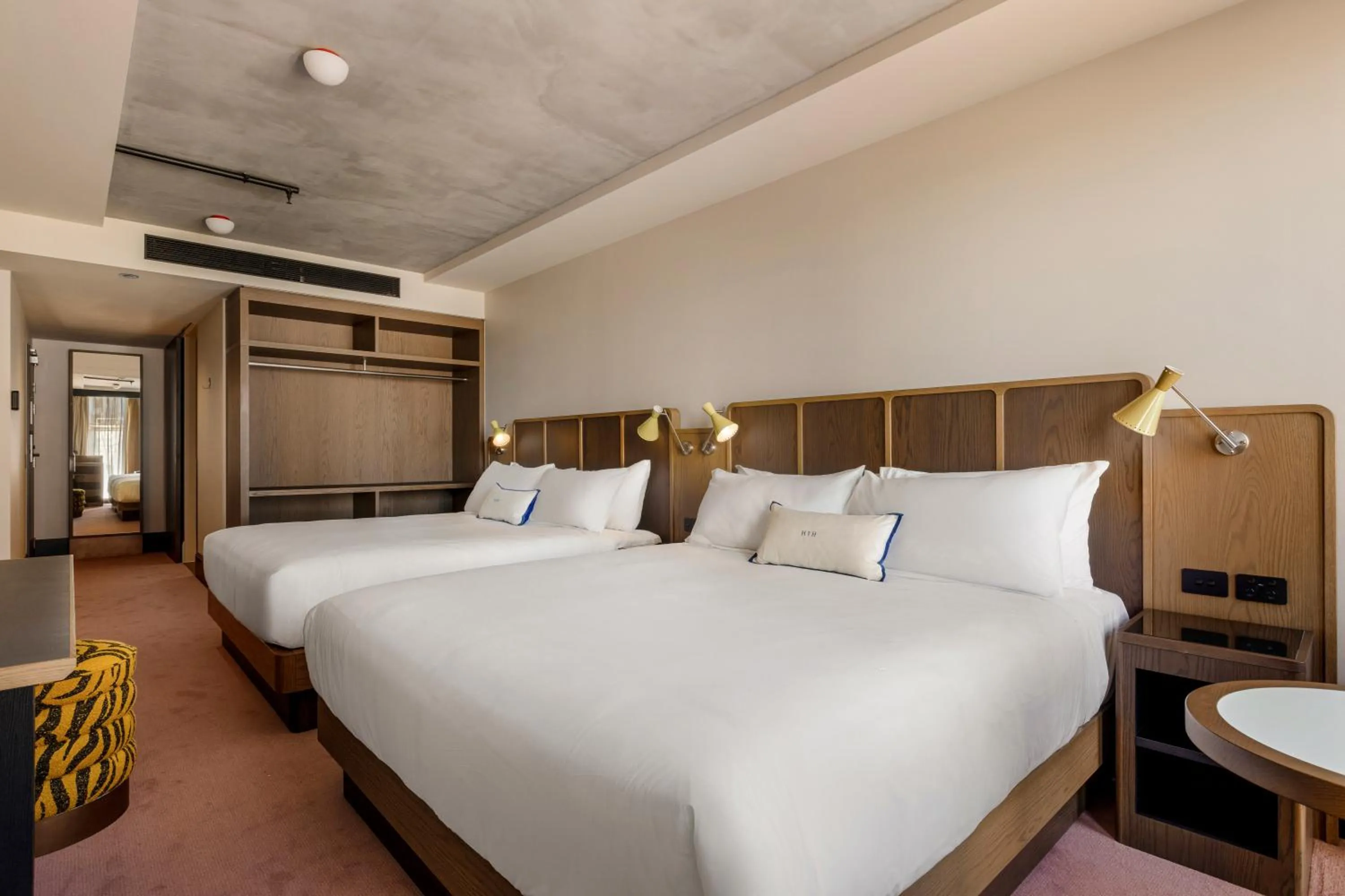 Bed in Hannah St Hotel Melbourne