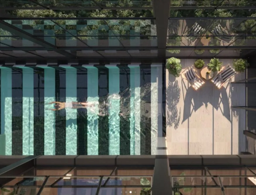 Swimming pool in Hannah St Hotel Melbourne