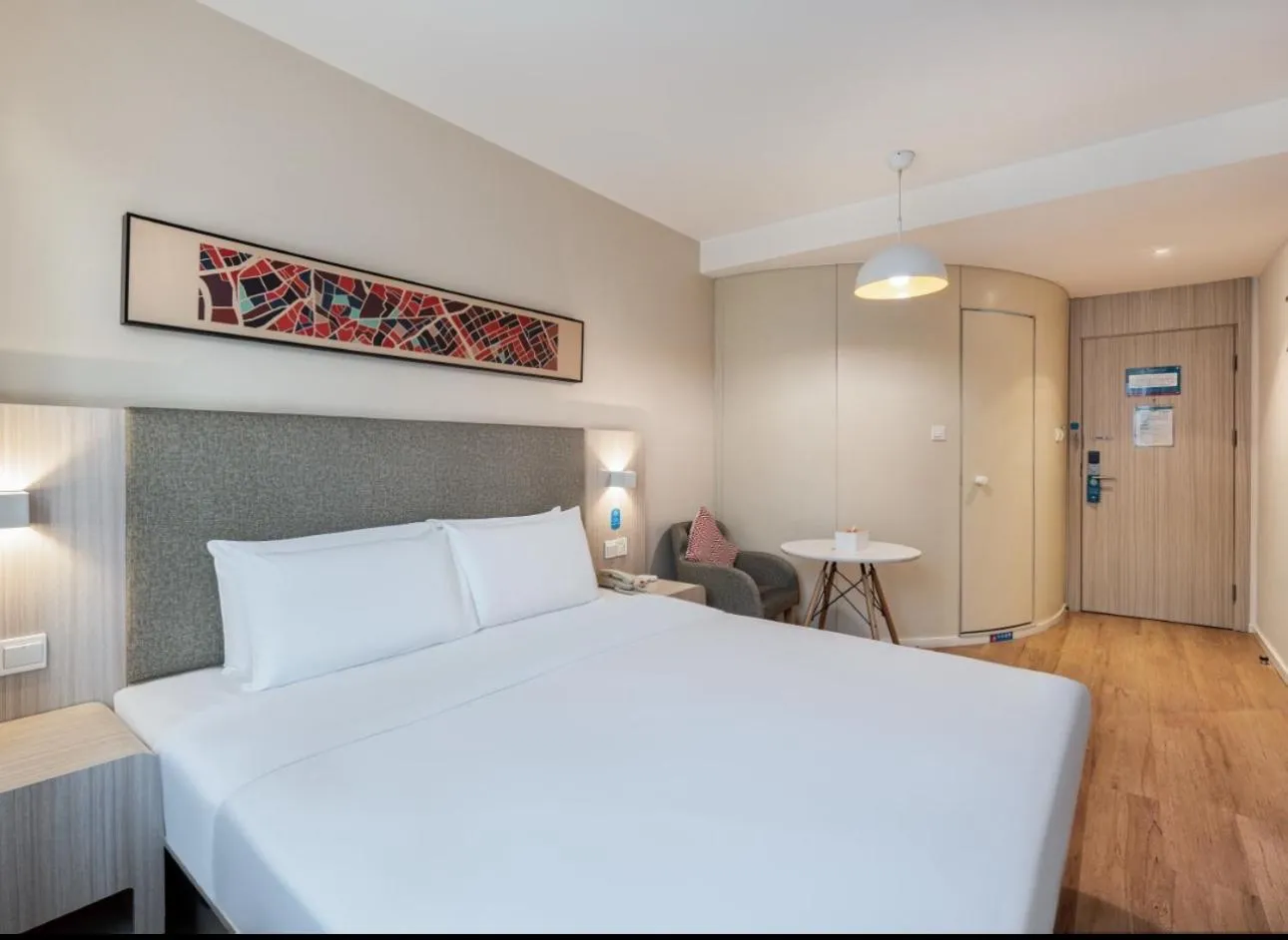 Bed in Hanting Hotel Beijing Wukesong Yongding Road