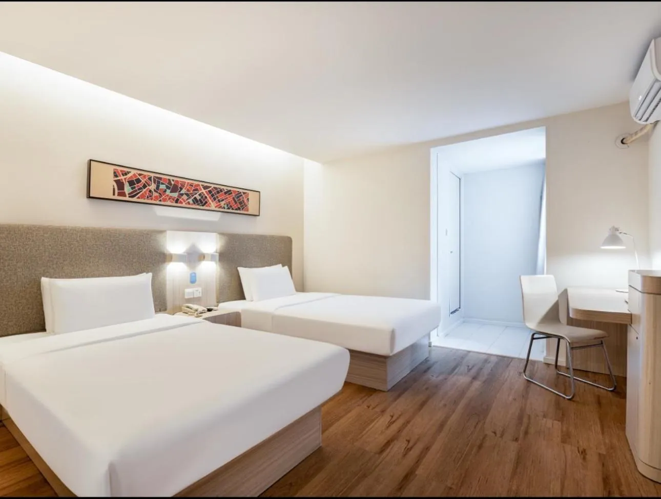 Bed in Hanting Hotel Beijing Wukesong Yongding Road