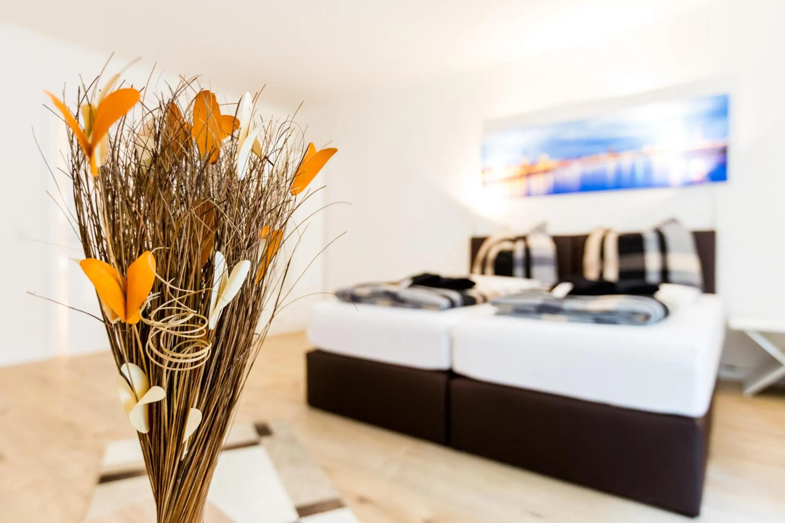 Bedroom, Bed in Centerapartments Tonhallenstraße