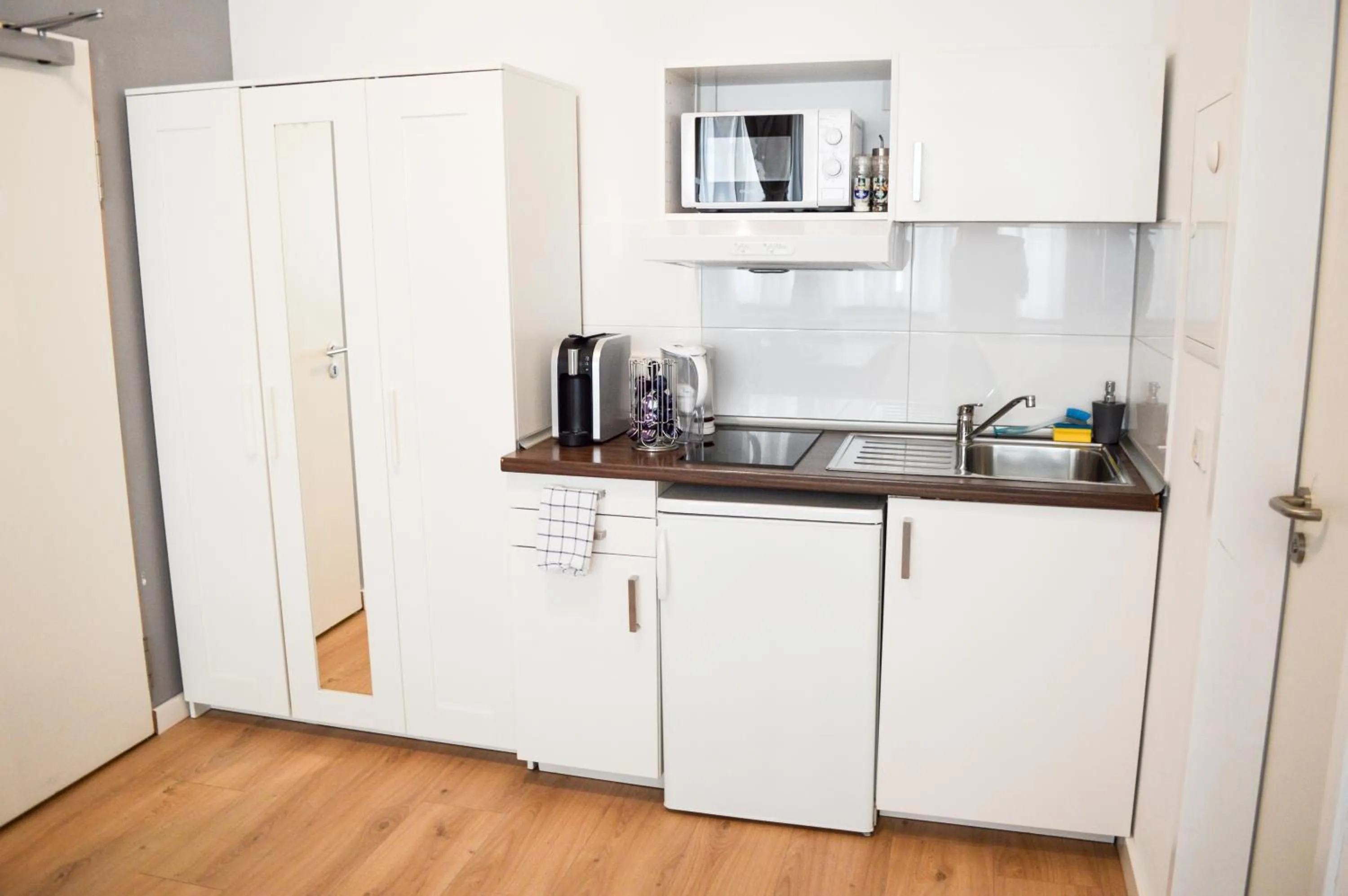 Kitchen or kitchenette in Centerapartments Tonhallenstraße