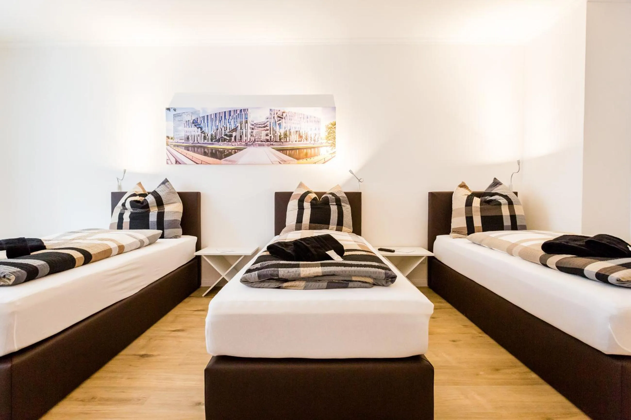 Bedroom, Bed in Centerapartments Tonhallenstraße